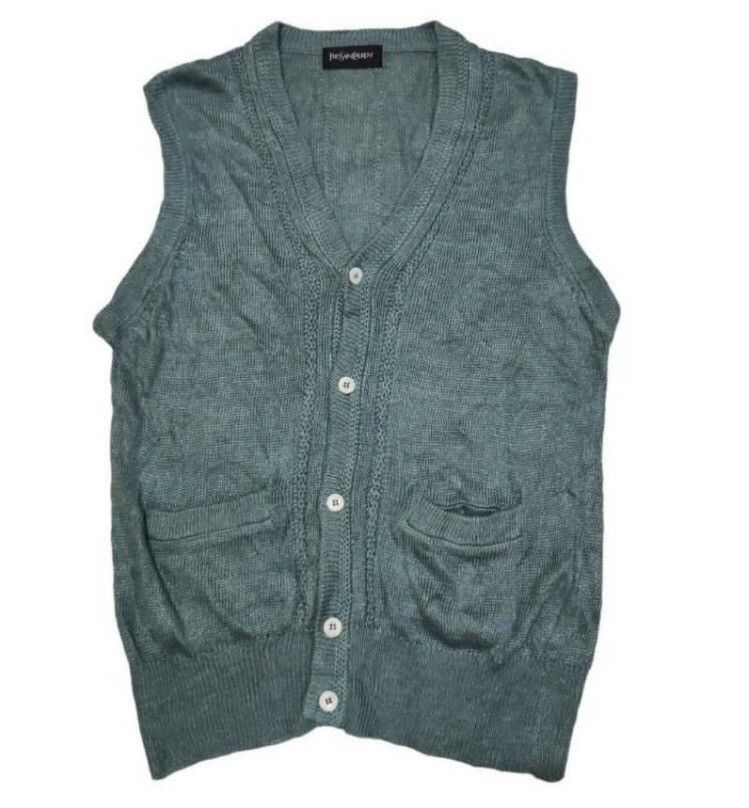 Saint Laurent Paris × Yves Saint Laurent Yves Saint Laurent Pour Homme Double Pocket Vest Size US M / EU 48-50 / 2 - 1 Thumbnail