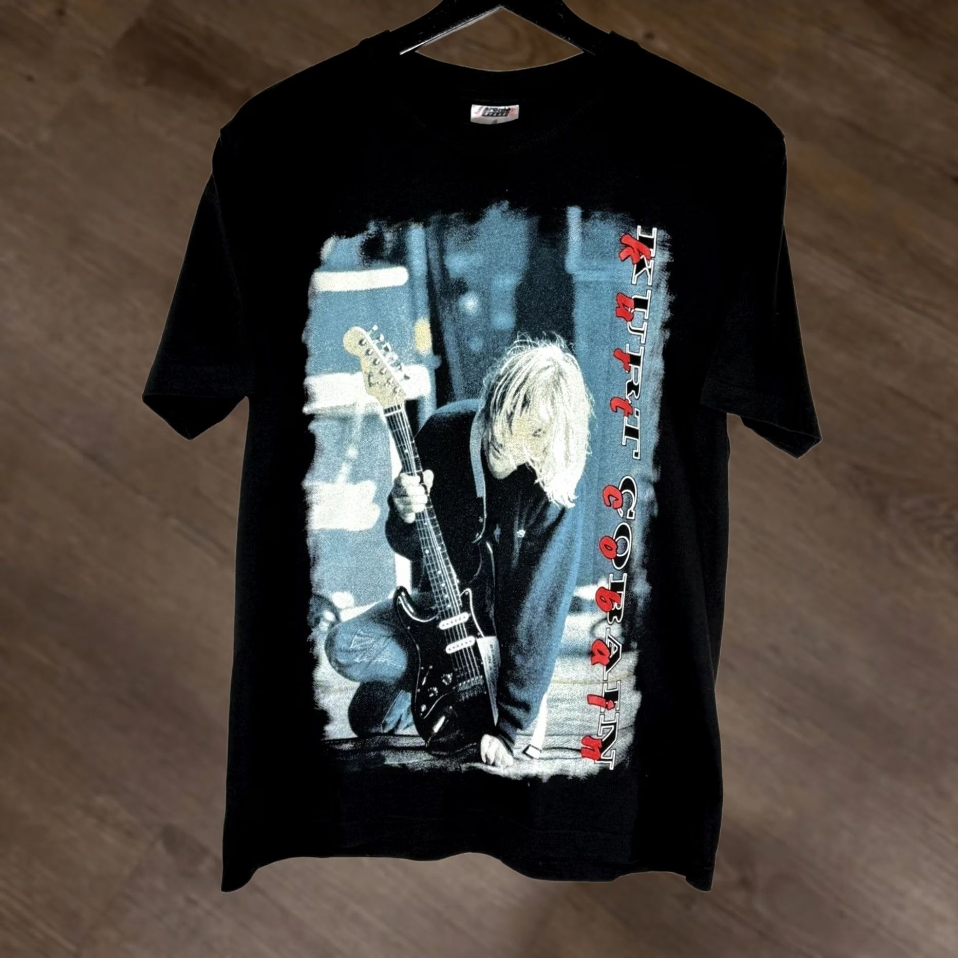Resurreccion  Cobain Tシャツ Lサイズ Band Tees × Nirvana Vintage Kurt Cobain T Shirt Resurreccion 90