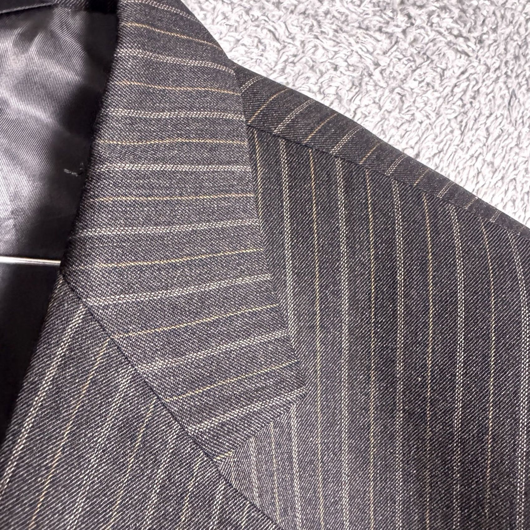Jos. A. Bank Jos A Bank Suit Mens 46R 38x28 Signature Gordon Office Wool Pinstripe Cuffed Set Size 46R - 3 Thumbnail