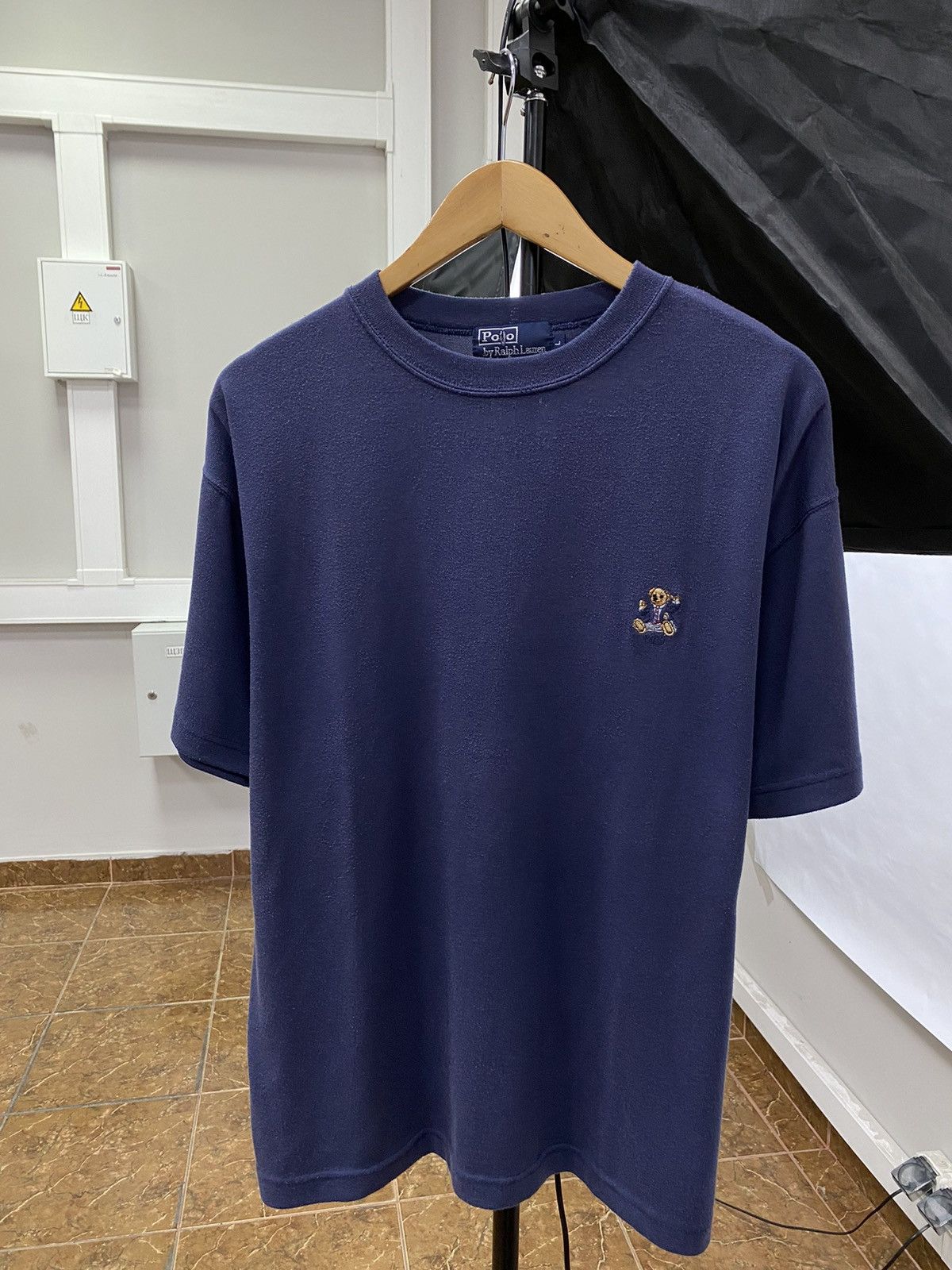 Polo Ralph Lauren × RRL Ralph Lauren × Ralph Lauren 🇺🇸 Vintage 90s Polo Bear Ralph Lauren t-shirt rare retro hype Size US L / EU 52-54 / 3 - 1 Thumbnail