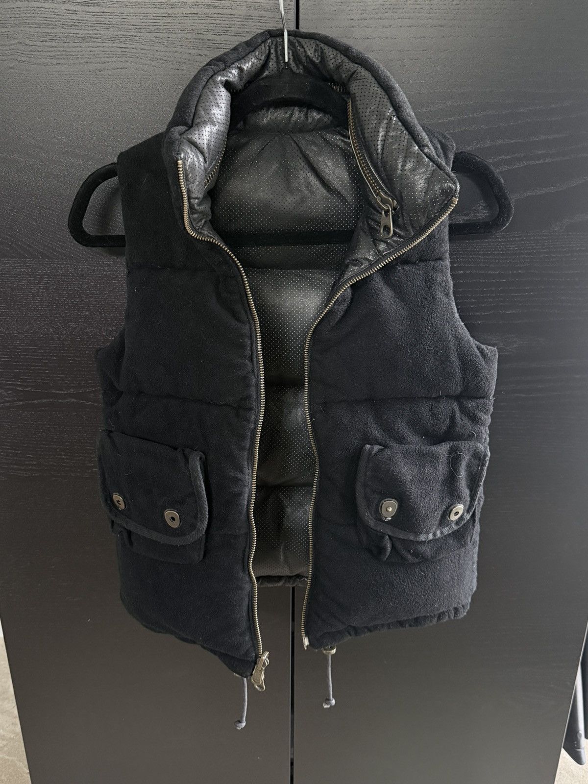 Le Grande Bleu (L.G.B.) LGB Reversible Puffer Vest w/ Zip Away Hood Size US S / EU 44-46 / 1 - 3 Thumbnail