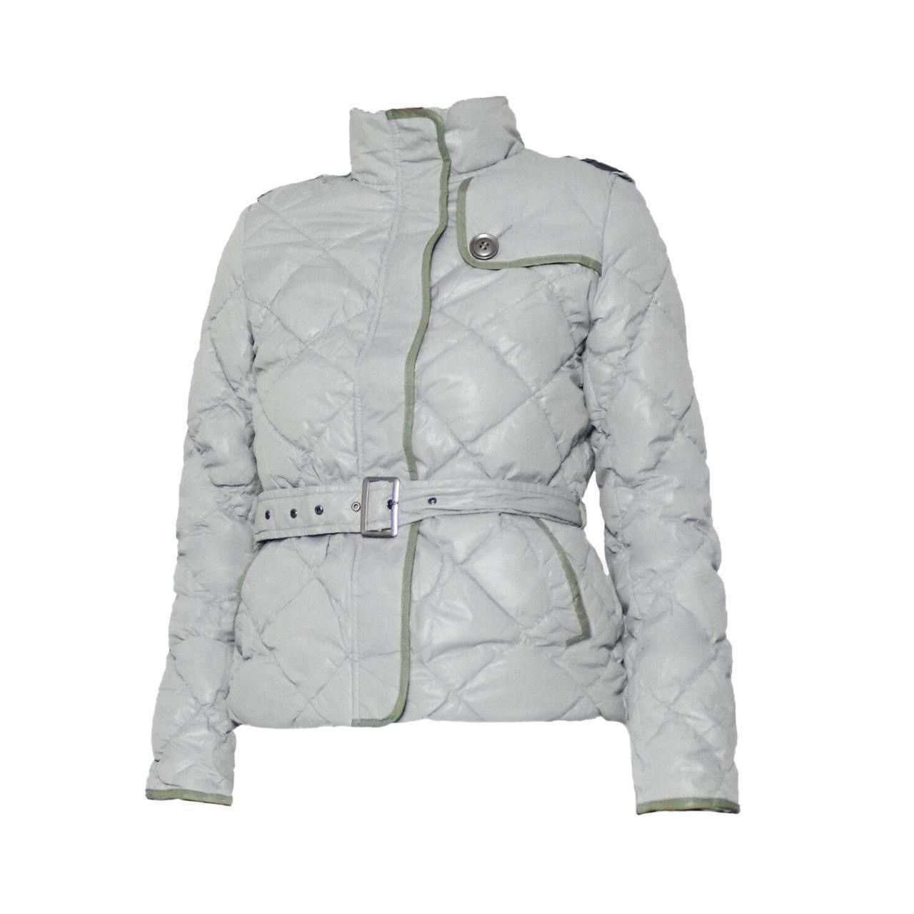Designer deadstock quilted feather down puffer jacket Size S / US 4 / IT 40 - 1 Thumbnail
