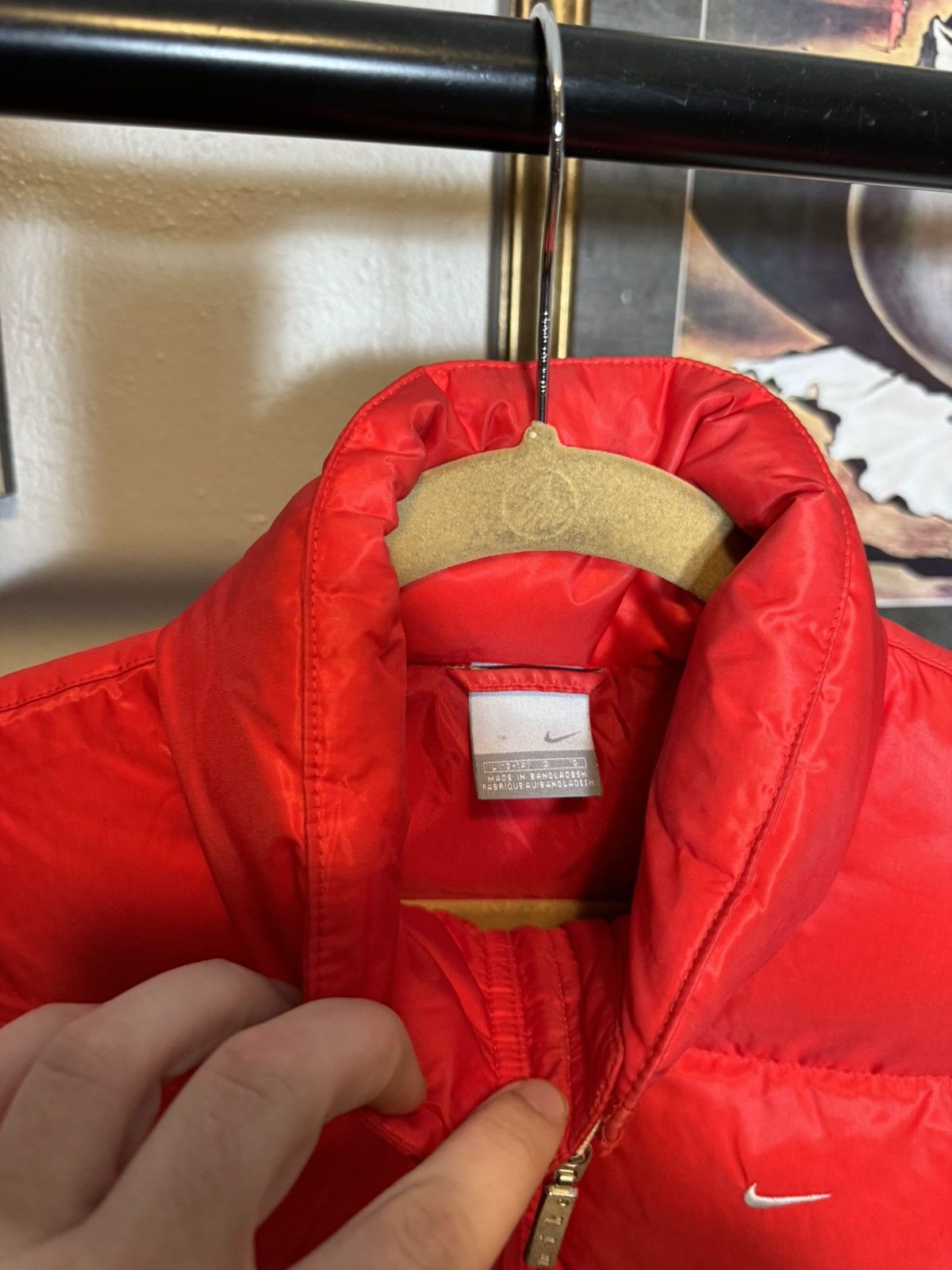 Nike × Vintage Vintage Nike Puffer Vest Size L / US 10 / IT 46 - 4 Thumbnail