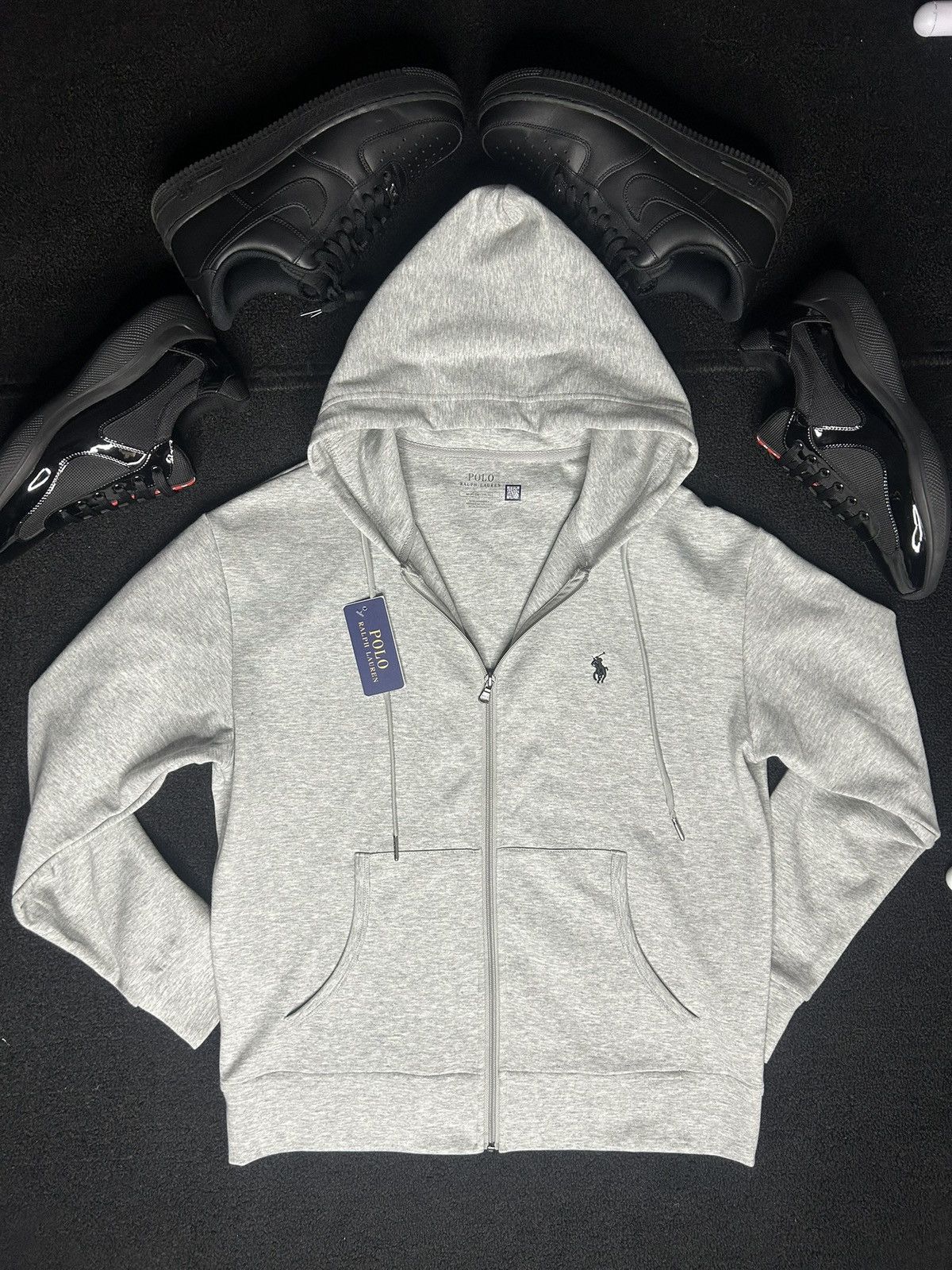 Polo Ralph Lauren Polo Ralph Lauren Men's Double-Knit Full-Zip Hoodie Size US M / EU 48-50 / 2 - 4 Thumbnail