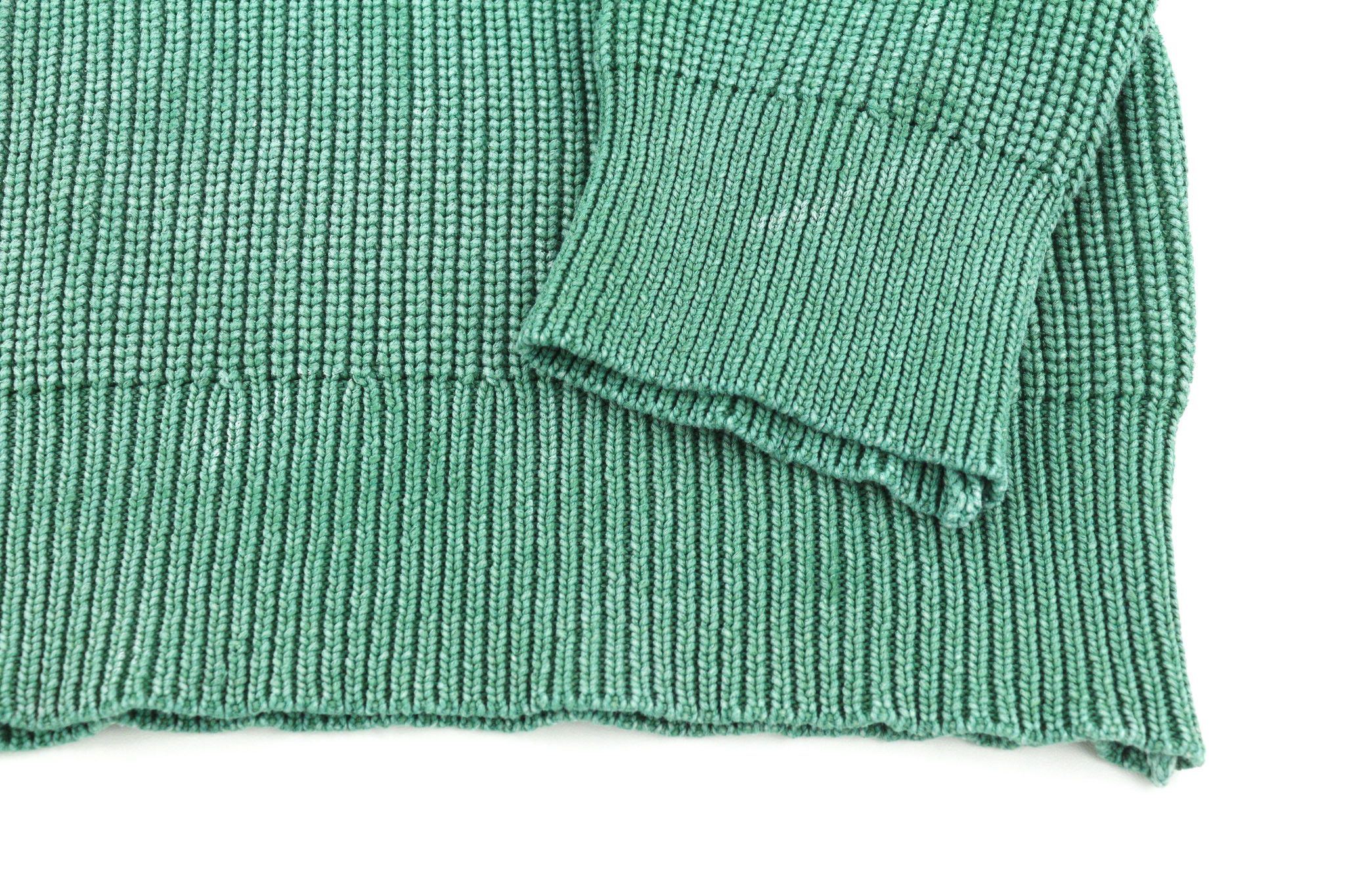 Diesel K-KENTUCKY L Washed Crew Knit Green Jumper 40146 Size US L / EU 52-54 / 3 - 5 Thumbnail