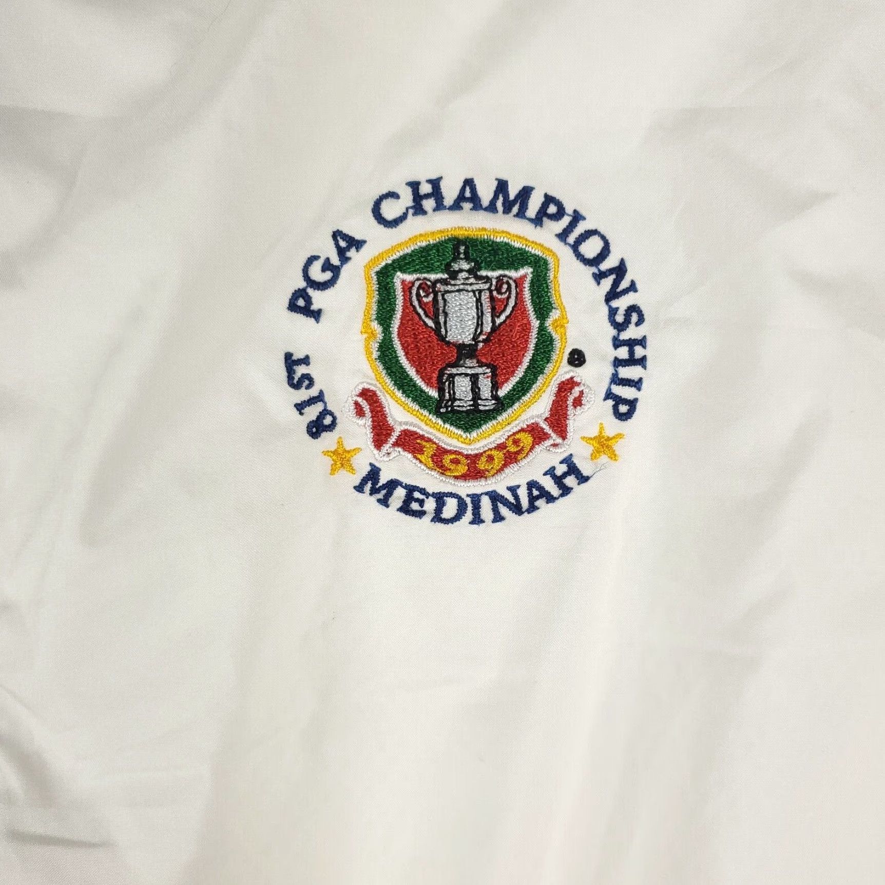 Ralph Lauren VINTAGE Ralph Lauren Polo Sport Sweater Mens Medium White 90s PGA Pullover Jacke Size US M / EU 48-50 / 2 - 2 Thumbnail