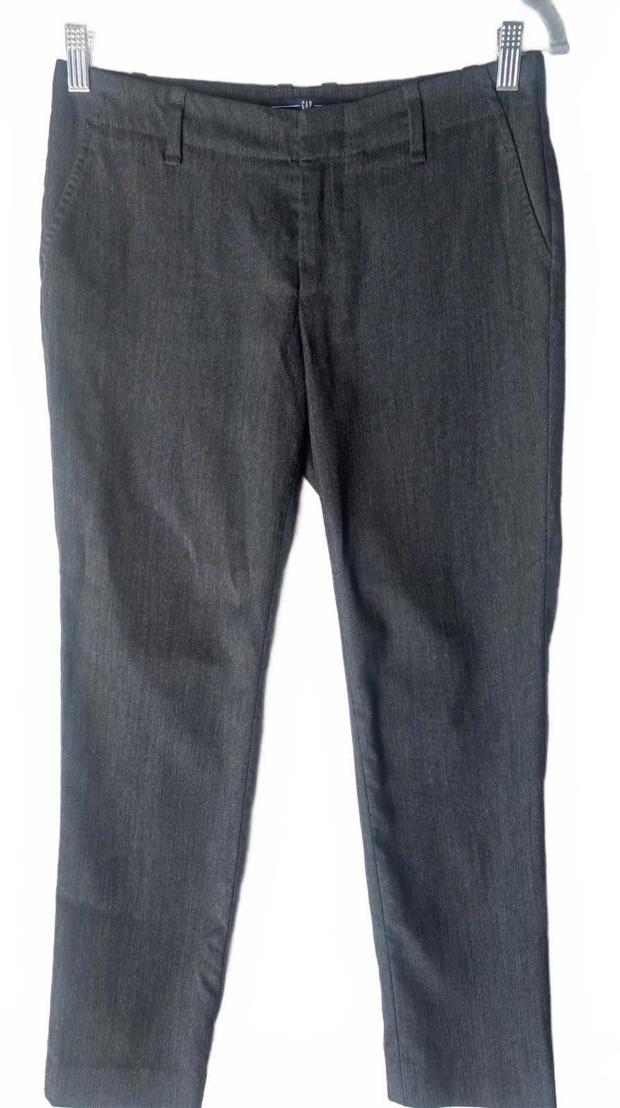 Gap Gap Straight Black Women's Pants Size 26" / US 2 / IT 38 - 1 Thumbnail