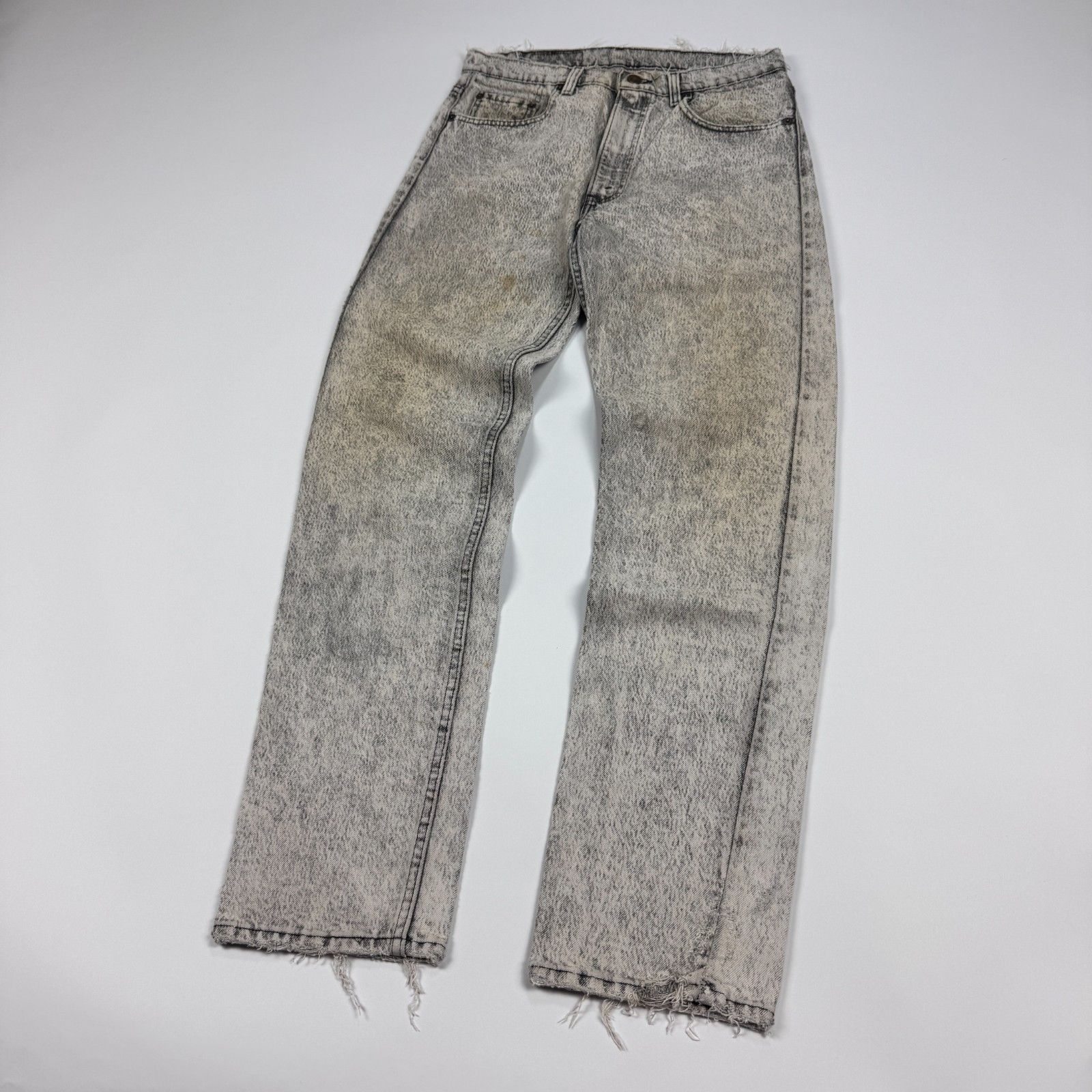 Levi's Vtg Levi's 505 Acid Wash USA Distressed Jeans 32 Size US 32 / EU 48 - 1 Thumbnail
