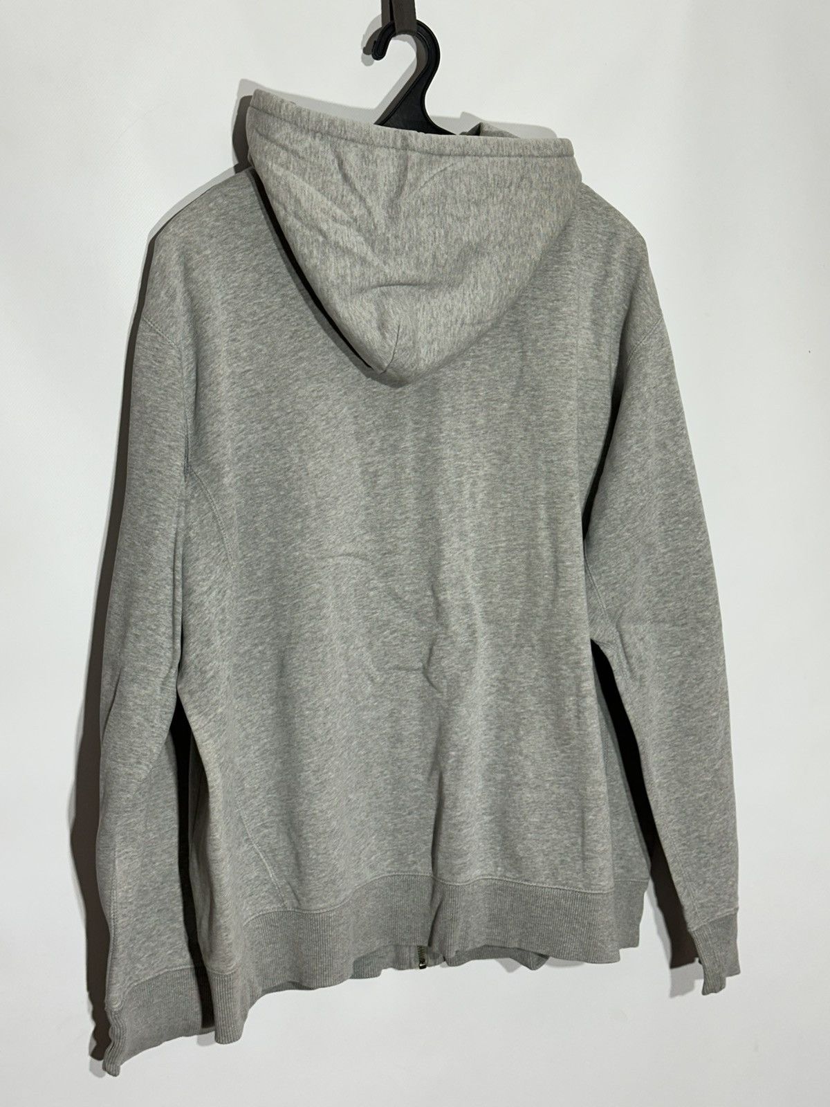 Nike Vintage Nike Silver Tag Grey Zip-Up Hoodie Size US XXL / EU 58 / 5 - 2 Thumbnail