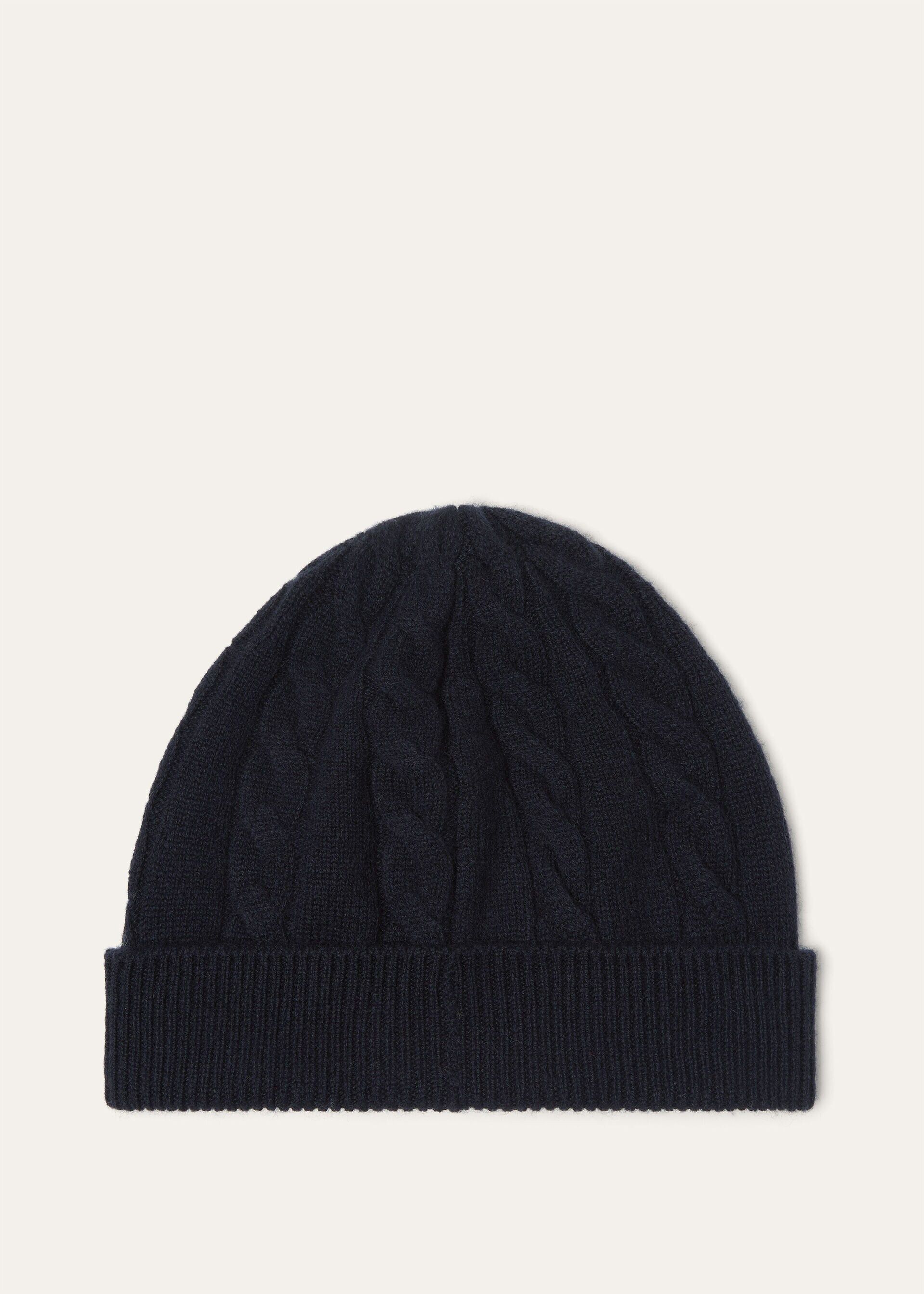 Loro Piana os11x0426 FAQ6426 Size: OS / Cedar Beanie Hat / Cap in Blue Size ONE SIZE - 2 Thumbnail