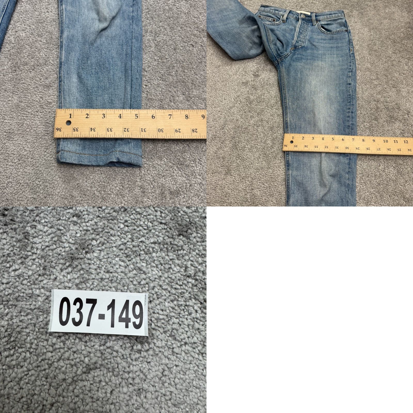 Vintage Denim Forum The Yoko High Rise slim fit Button Fly Jeans Womens 25 Blue Size 42" / US 20 - 10 Thumbnail