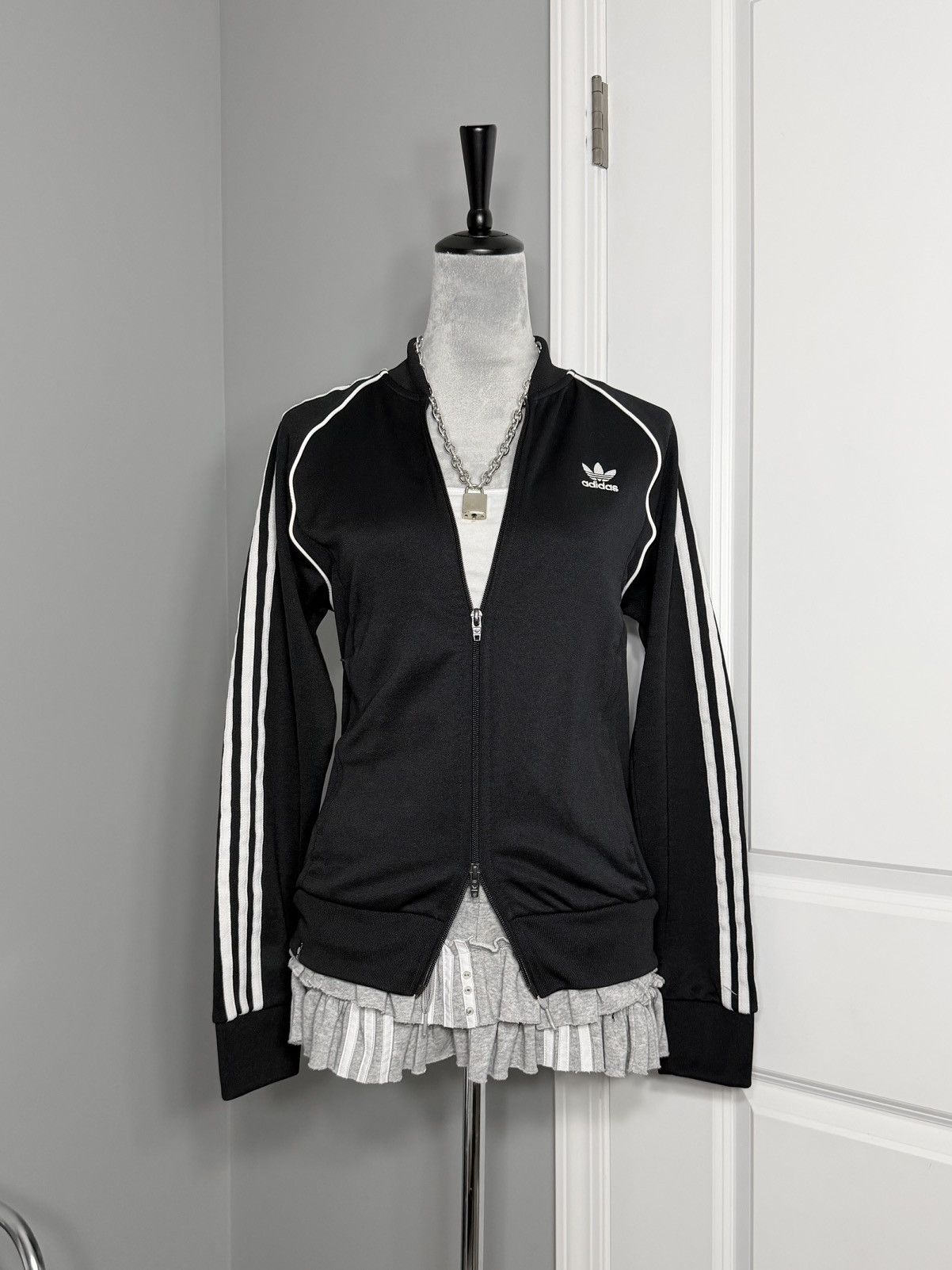 Adidas Adidas Adicolor Classic SST Black & White Track Jacket Size US S / EU 44-46 / 1 - 6 Thumbnail