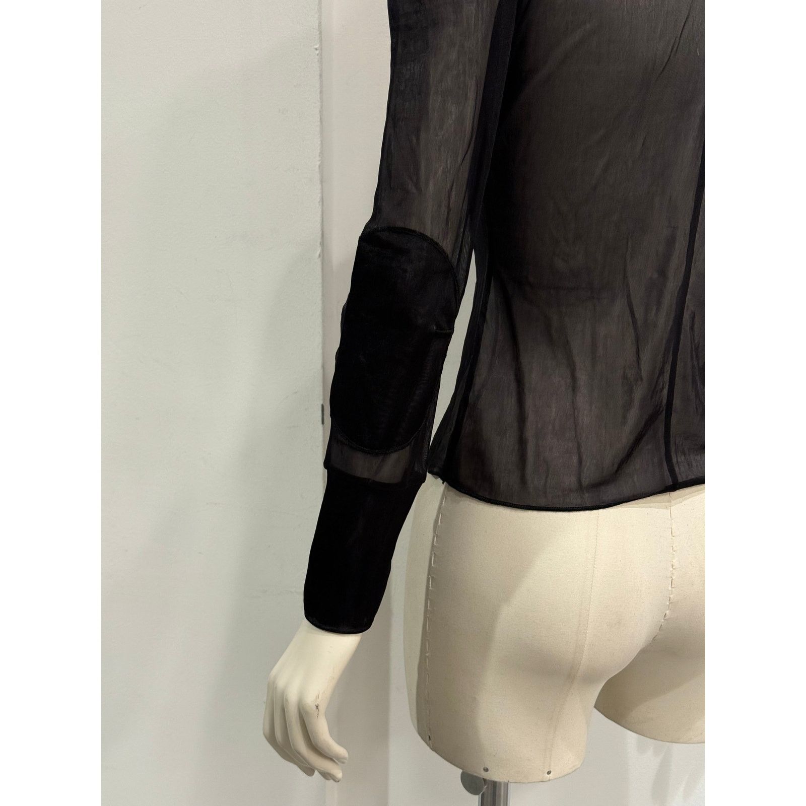 Maison Margiela A/W1991-1992 Maison Margiela cigarette shoulder mesh top Size M / US 6-8 / IT 42-44 - 6 Thumbnail