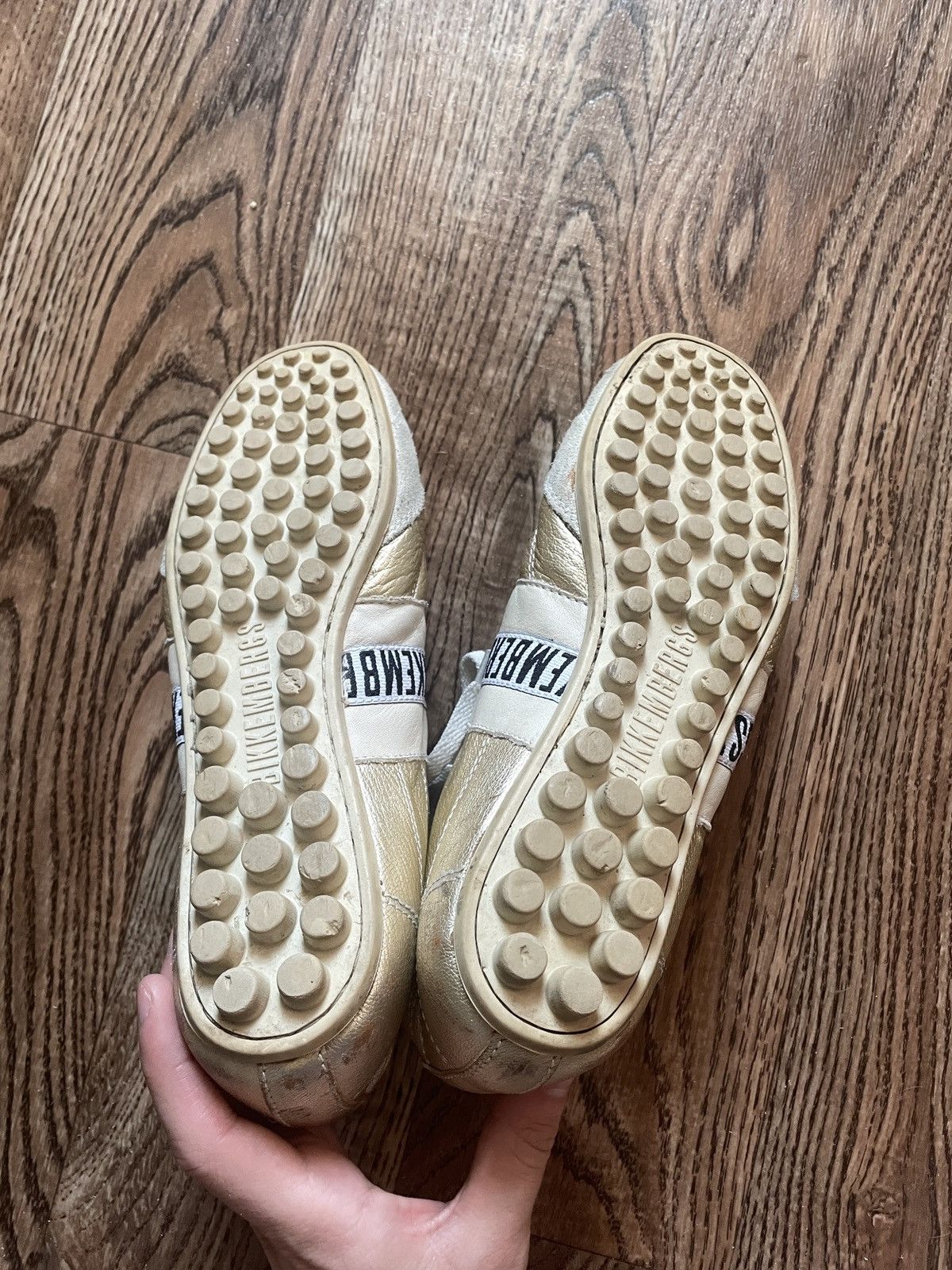 Dirk Bikkembergs Dirk Bikkembergs Vintage Soccer Trainers Sneakers Gold Y2K Size US 8 / IT 38 - 7 Thumbnail