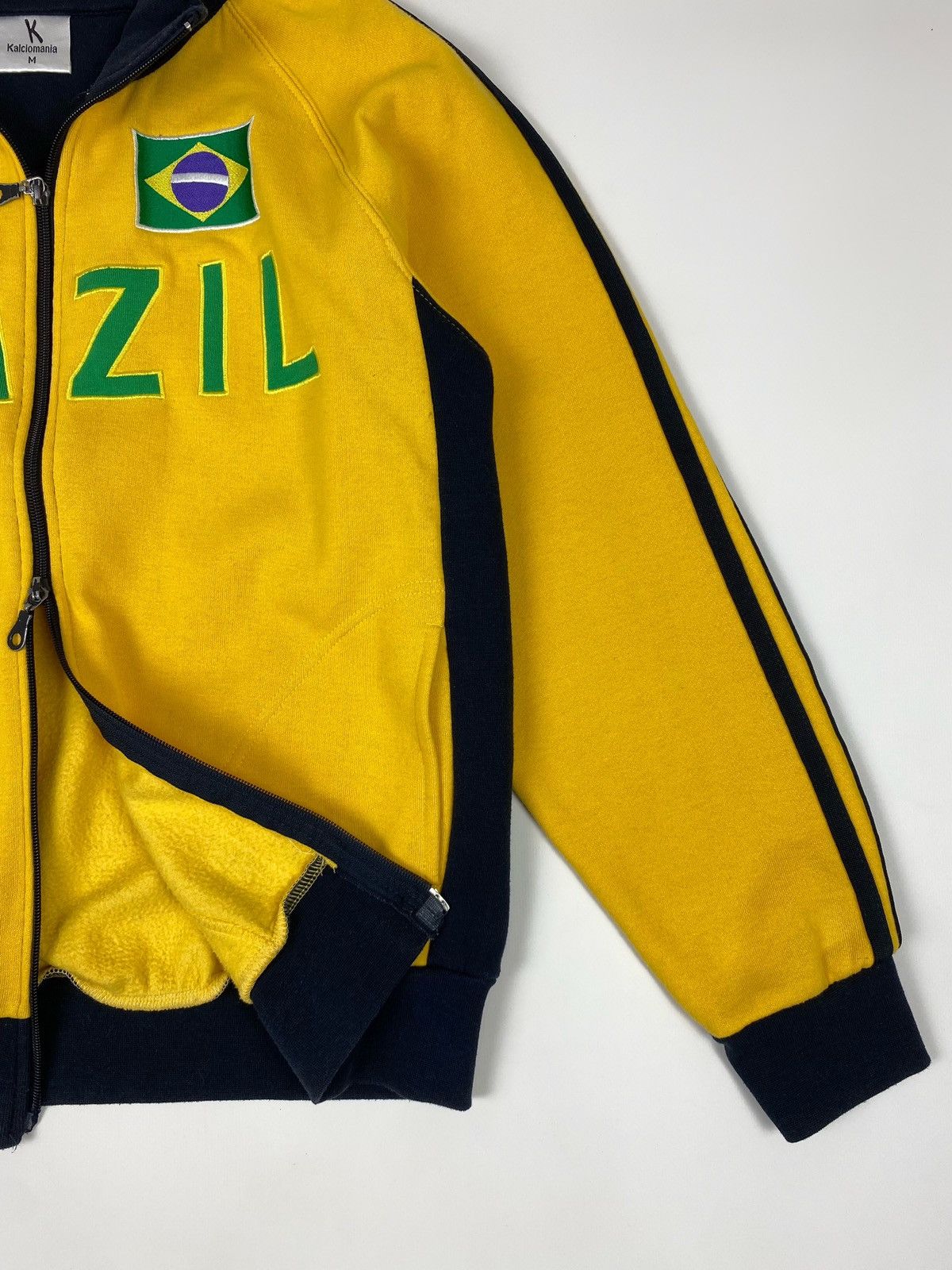 Vintage Y2K Vintage Kalciomania Brazil Team Track Top Size US M / EU 48-50 / 2 - 5 Thumbnail
