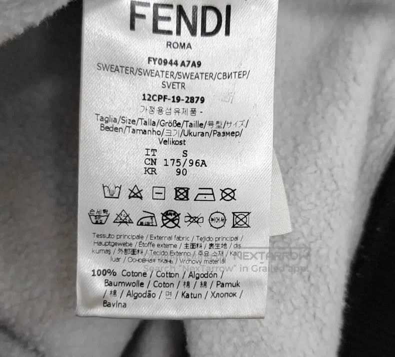 Fendi Fendi FF monogrammed full-print hooded sweatshirt Size US S / EU 44-46 / 1 - 3 Thumbnail