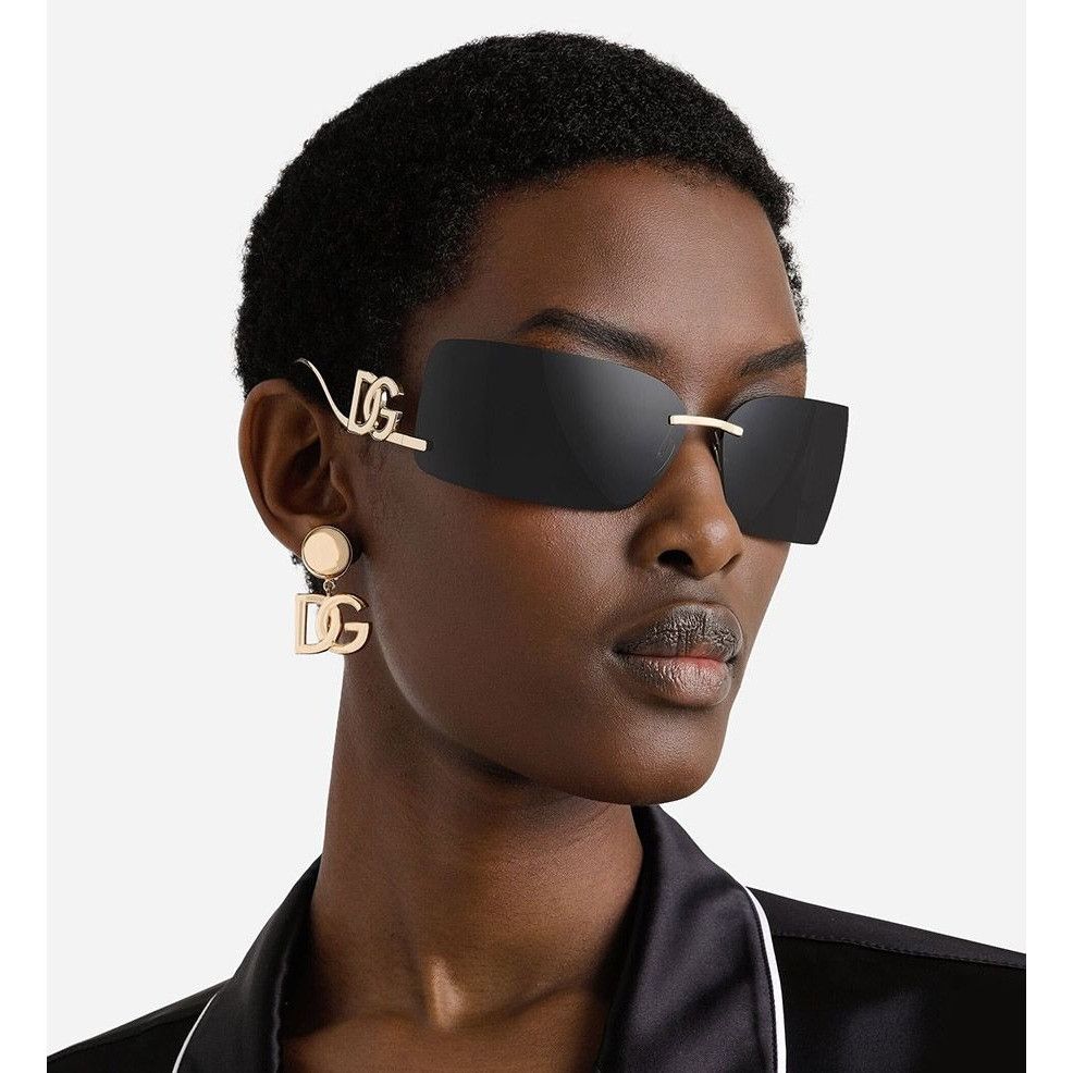 Dolce & Gabbana NEW DG2319 02/87 DOLCE&GABBANA GOLD SHIELD SUNGLASSES DG2319 Size ONE SIZE - 1 Thumbnail