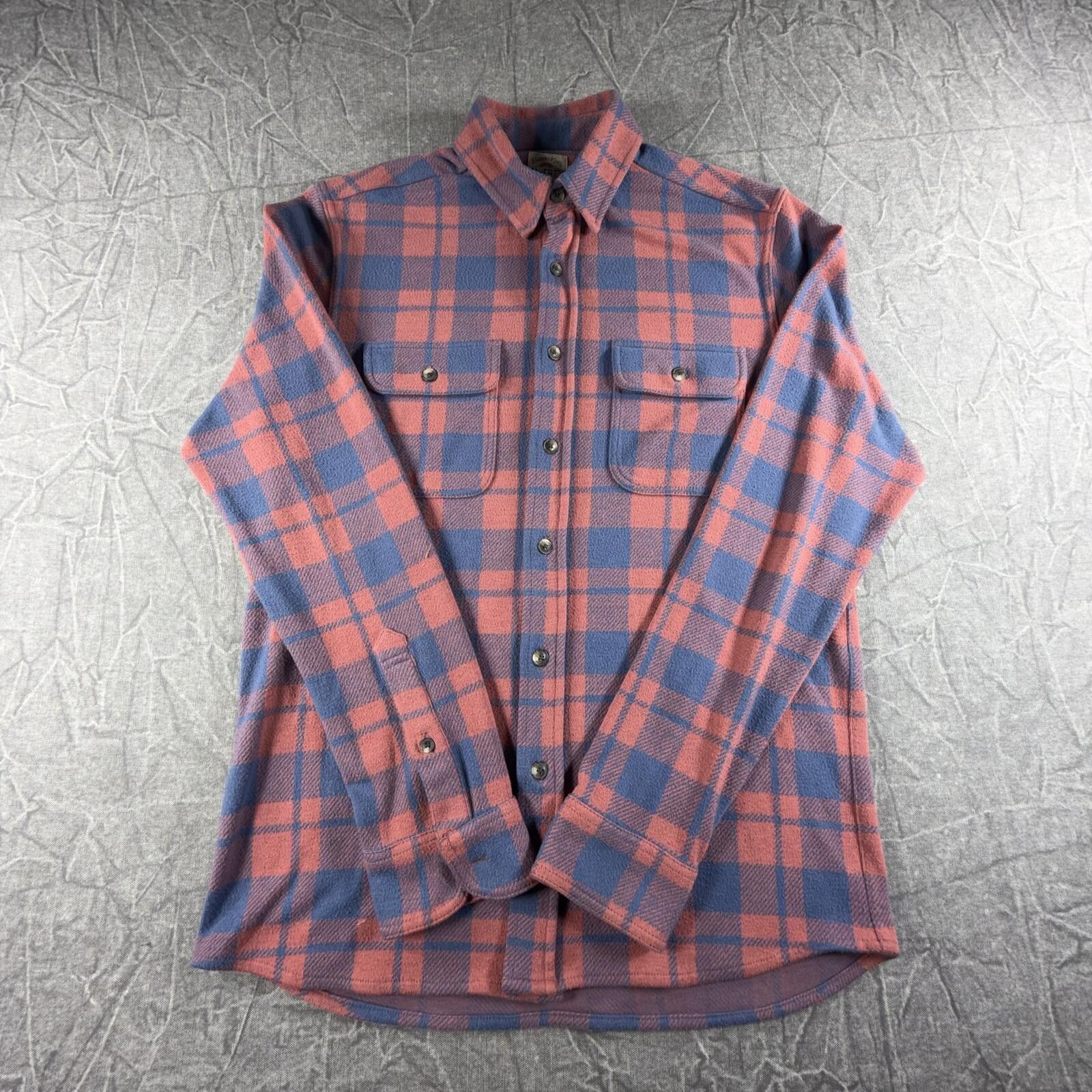 Faherty Faherty Shirt Men's S Blue Red Plaid Flannel 100% Cotton Size US S / EU 44-46 / 1 - 1 Thumbnail