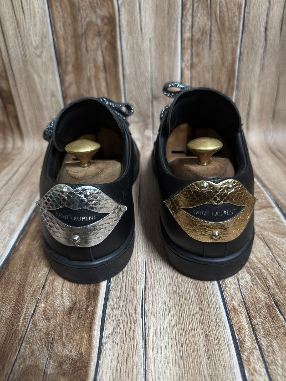 Hedi Slimane × Saint Laurent Paris Sl/01 court classic sneakers Size US 8.5 / EU 41-42 - 14 Thumbnail