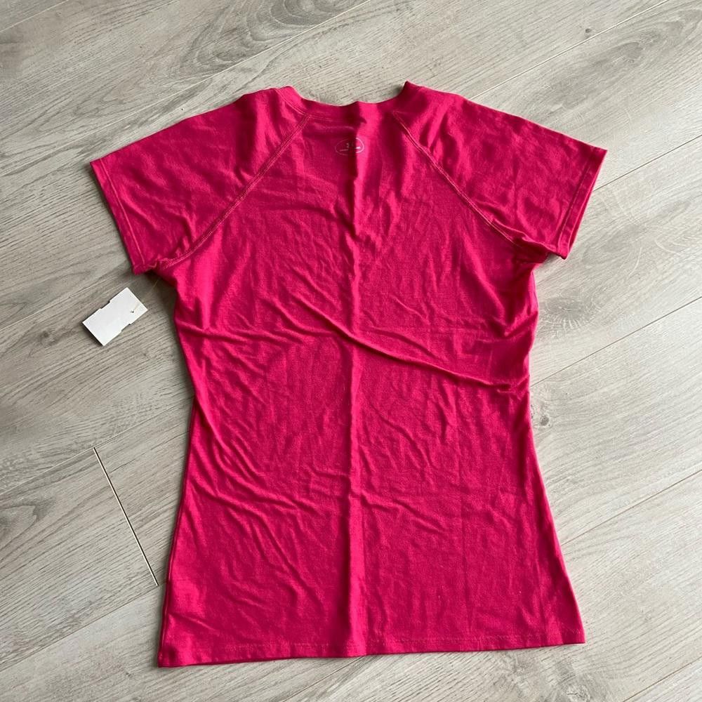 Under Armour Under Armour Women's V-Neck Short Sleeve Shirt - Pink Size XS / US 0-2 / IT 36-38 - 4 Thumbnail