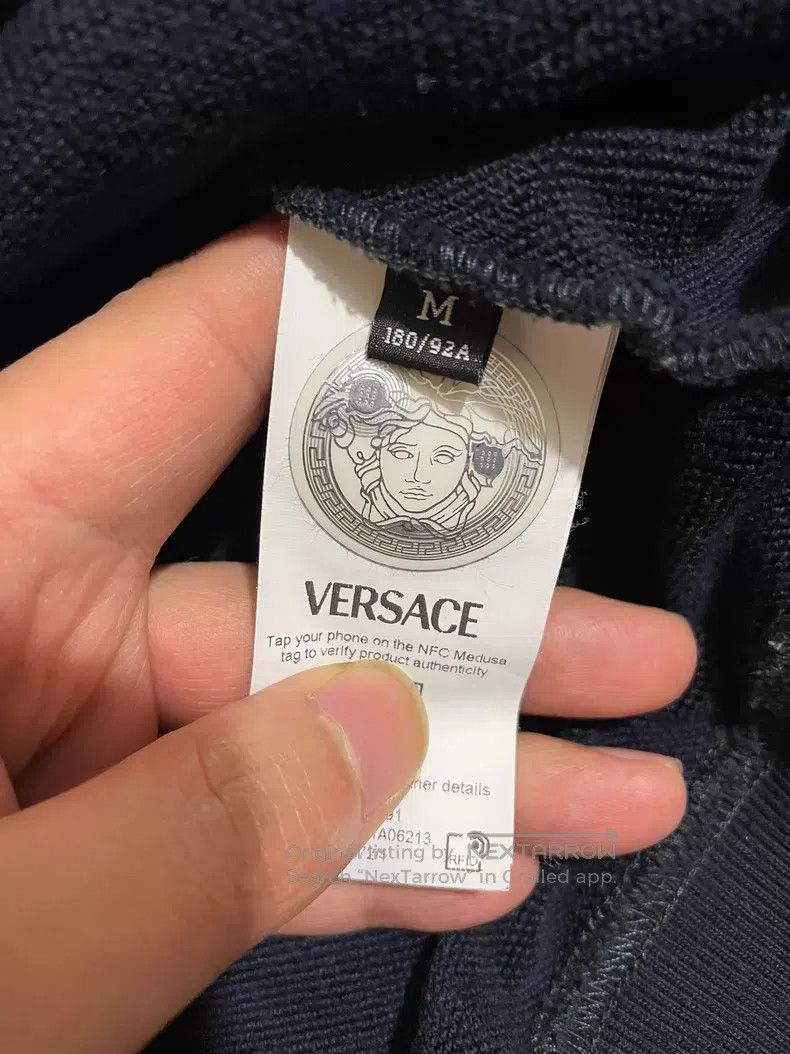 Versace Versace Vasach's embroidered sweatshirt Size US M / EU 48-50 / 2 - 7 Thumbnail