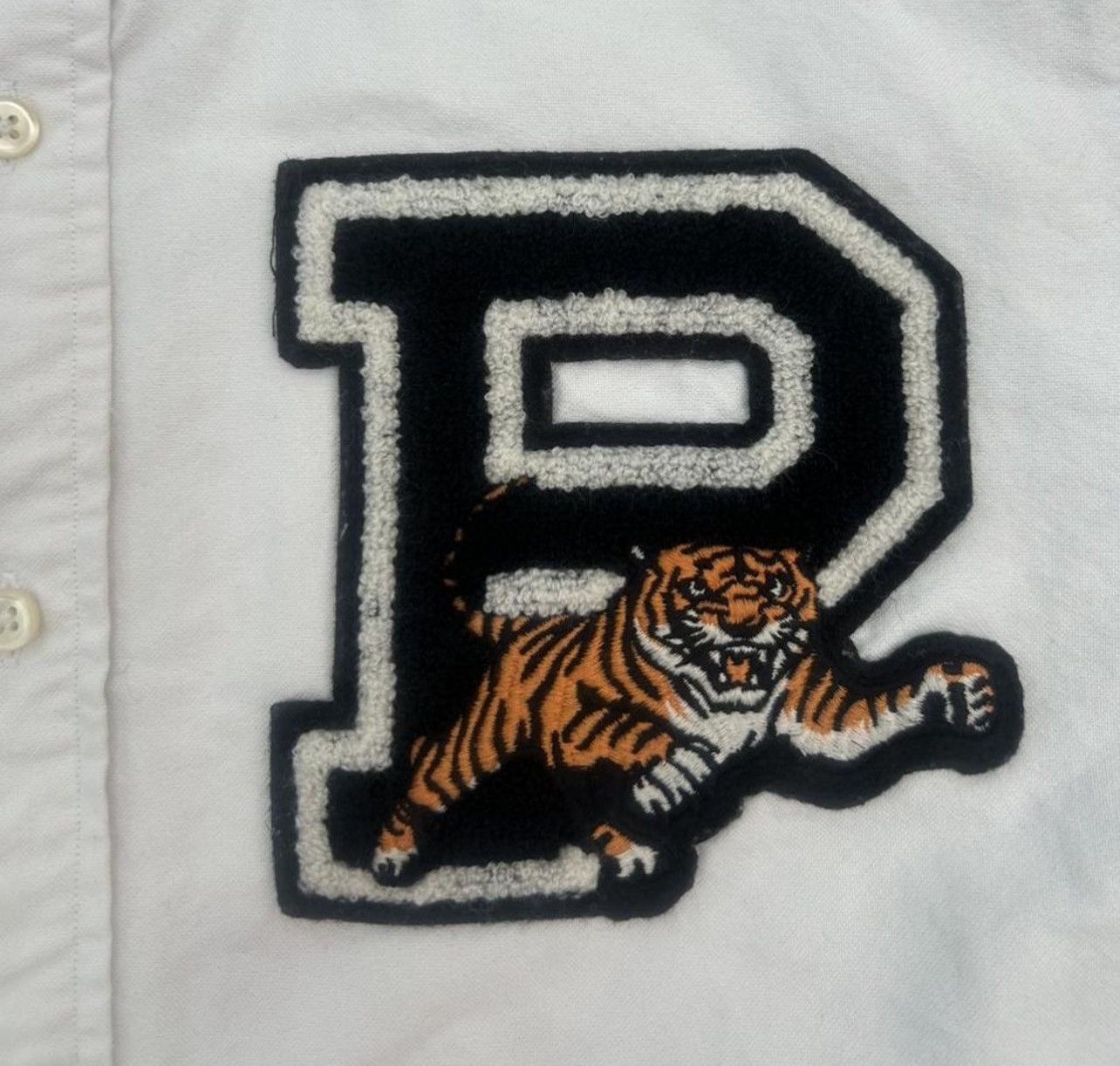 Polo Ralph Lauren 🔥 Free Shipping Varsity Tiger Patch Shirt 🔥 Size US L / EU 52-54 / 3 - 3 Thumbnail