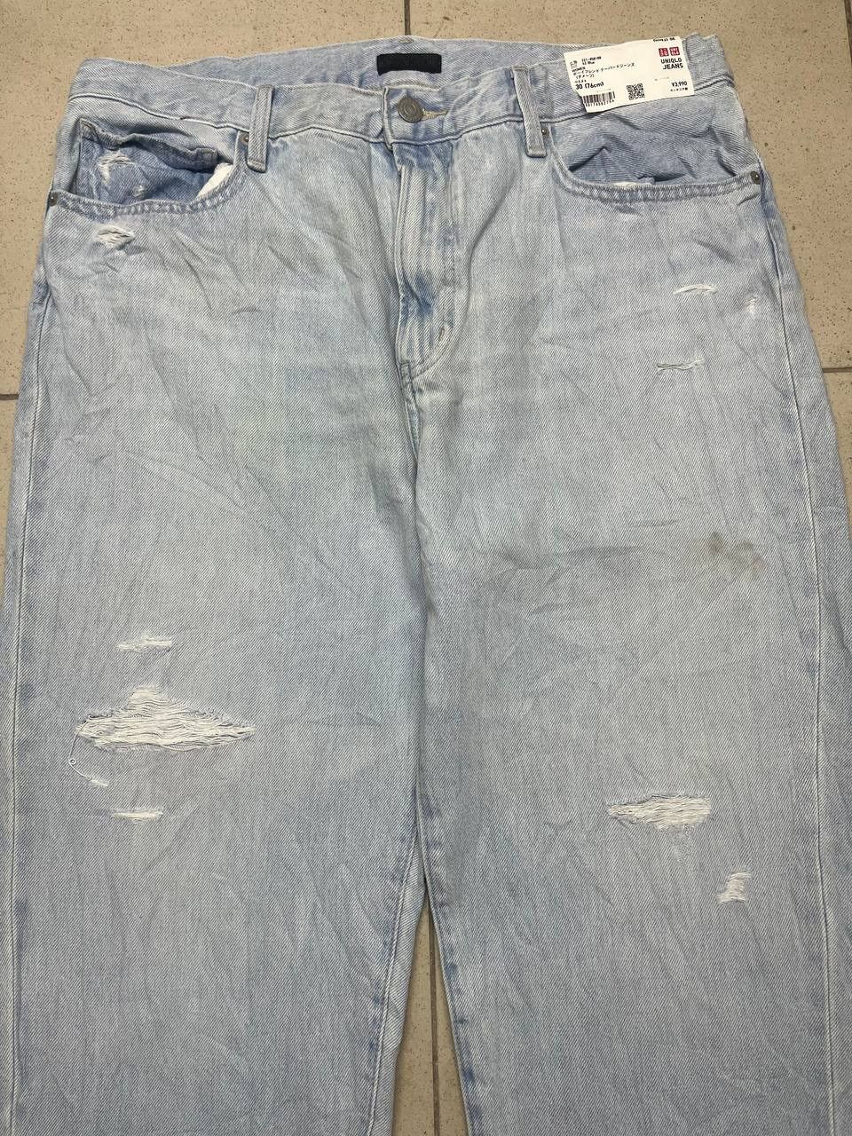 Uniqlo UNIQLO JEANS BALLON STYLE DISTRESSED Size US 36 / EU 52 - 5 Thumbnail
