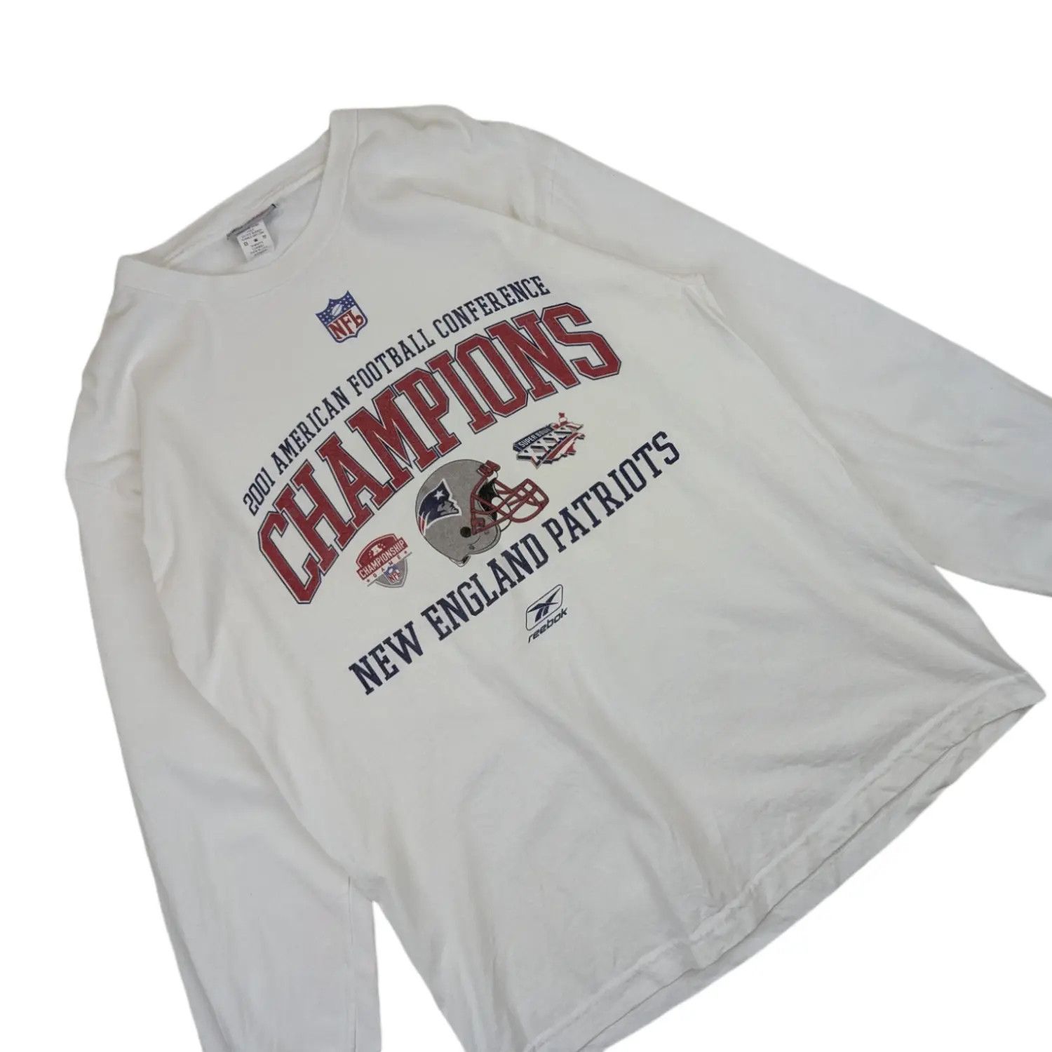 2001 NFL AFC Champions New England Patriots T-Shirt