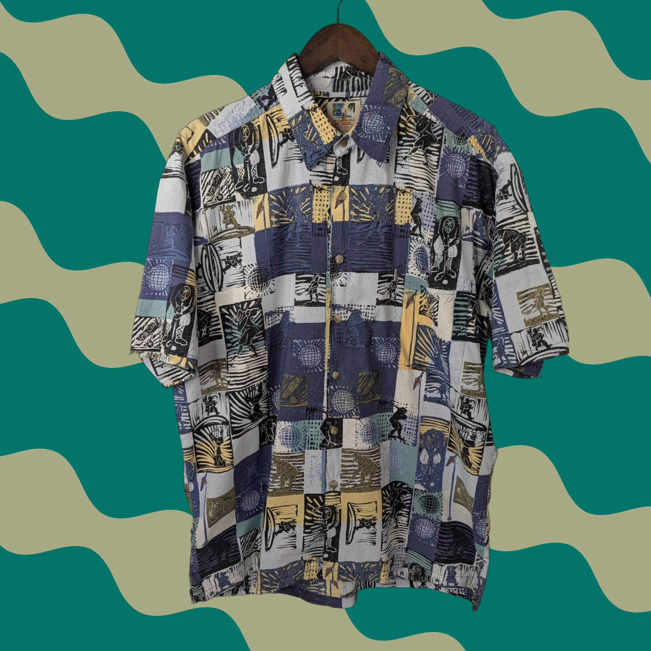 ALOHAS VINTAGE John Severson by Kahala Short Sleeve Button Hawaiian Aloha Shirt Mens Large Size US L / EU 52-54 / 3 - 1 Thumbnail
