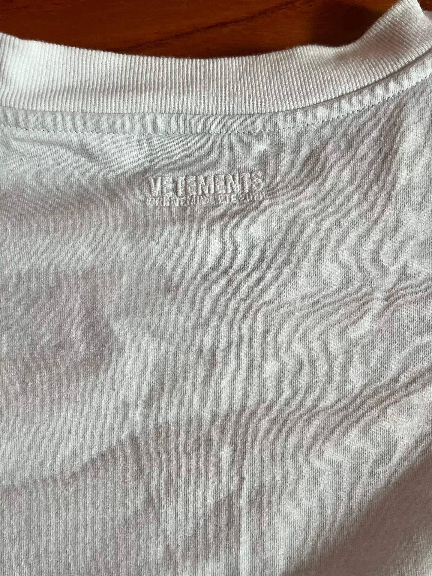 Vetements vetements black and white oversized T-shirt Size US S / EU 44-46 / 1 - 4 Thumbnail