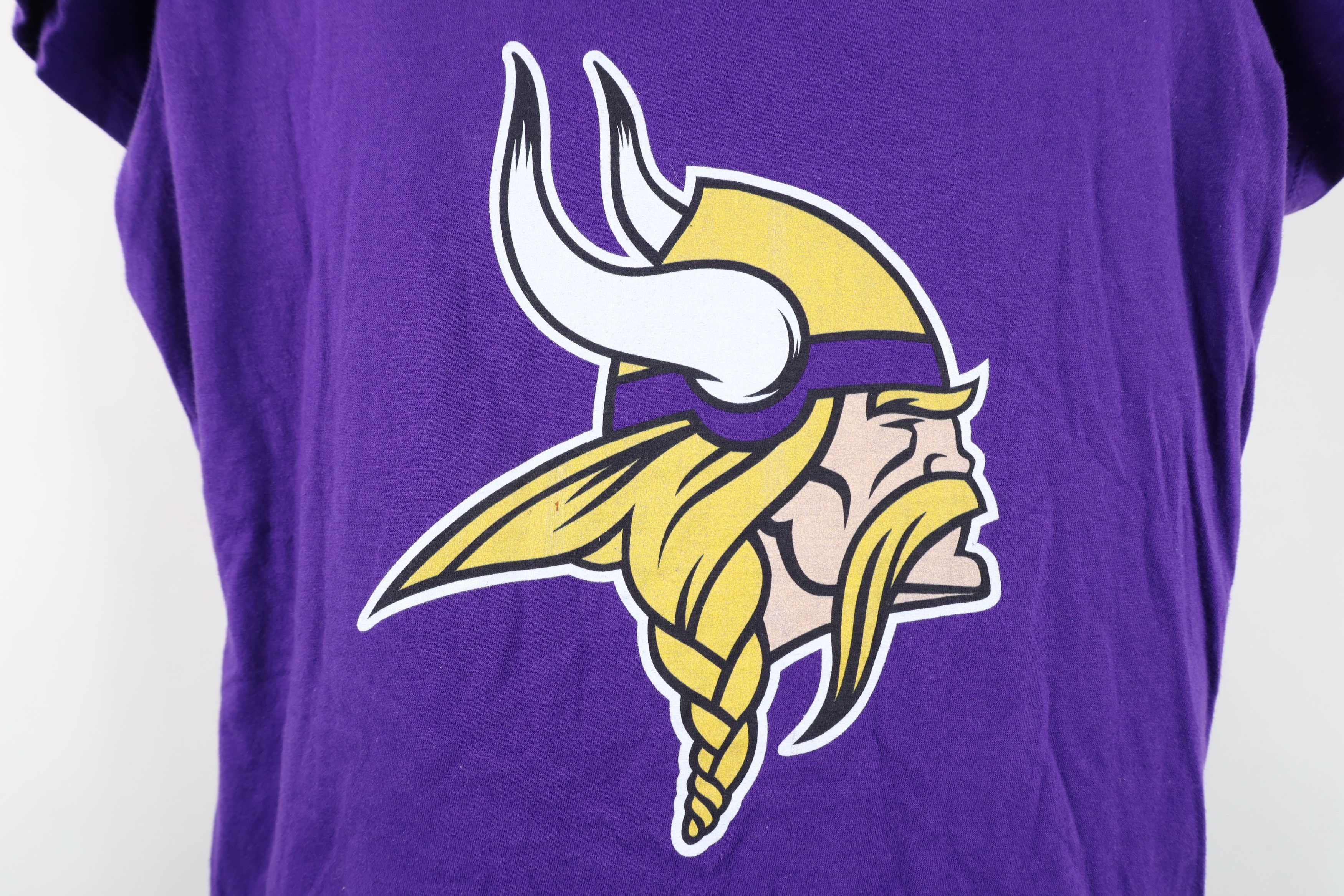 Vintage Fanatics Treadwell Minnesota Vikings Football Jersey T-Shirt Size M / US 6-8 / IT 42-44 - 4 Thumbnail