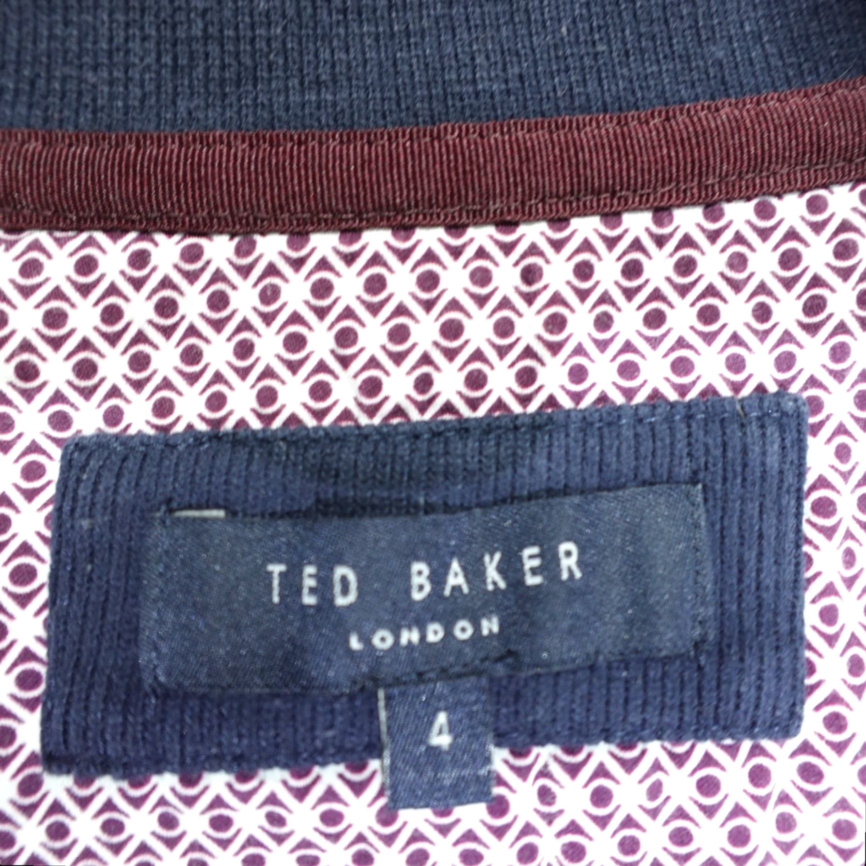 Ted Baker Ted Baker Mens Sweater 1/4 Zip Blue L Size US L / EU 52-54 / 3 - 2 Thumbnail