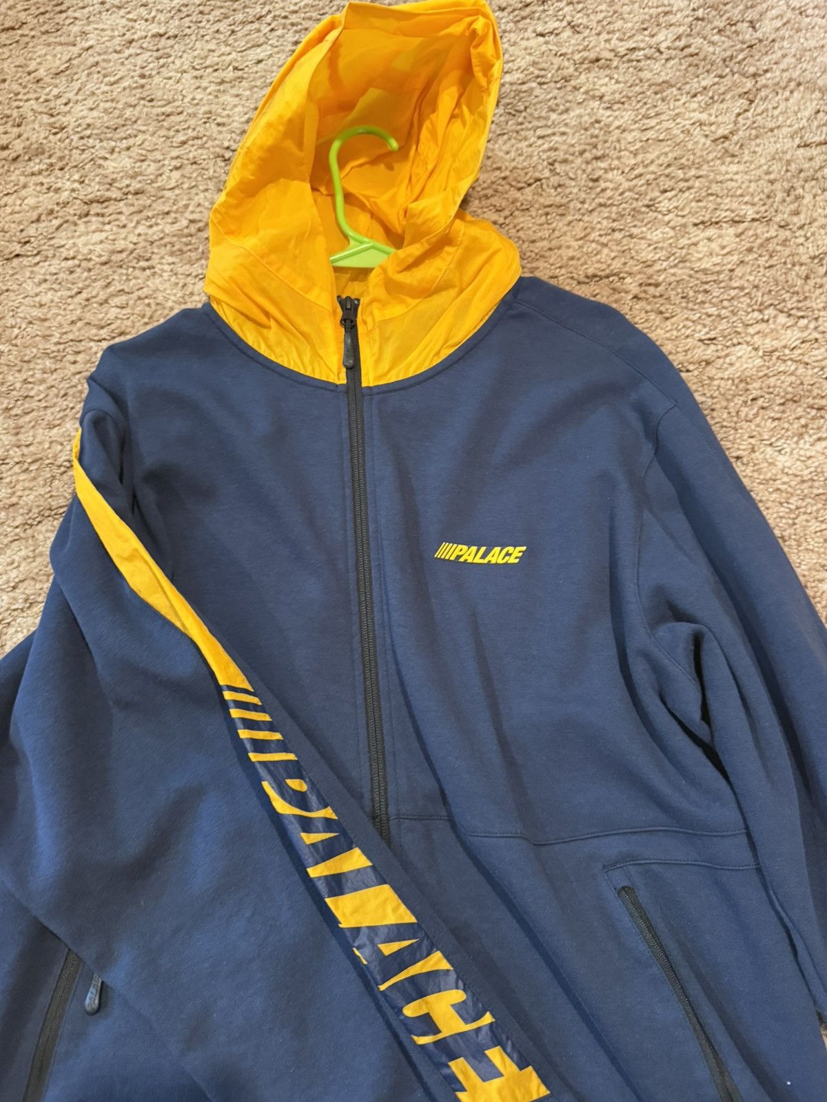 Palace Palace Blue yellow zip up hoodie Size US L / EU 52-54 / 3 - 1 Thumbnail