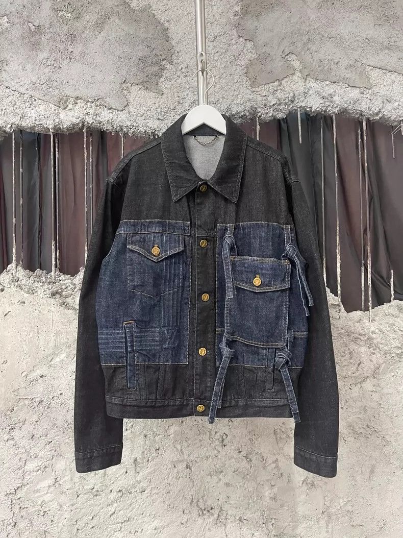 Louis Vuitton Louis Vuitton Ribbon Denim Jacket Size US S / EU 44-46 / 1 - 1 Thumbnail