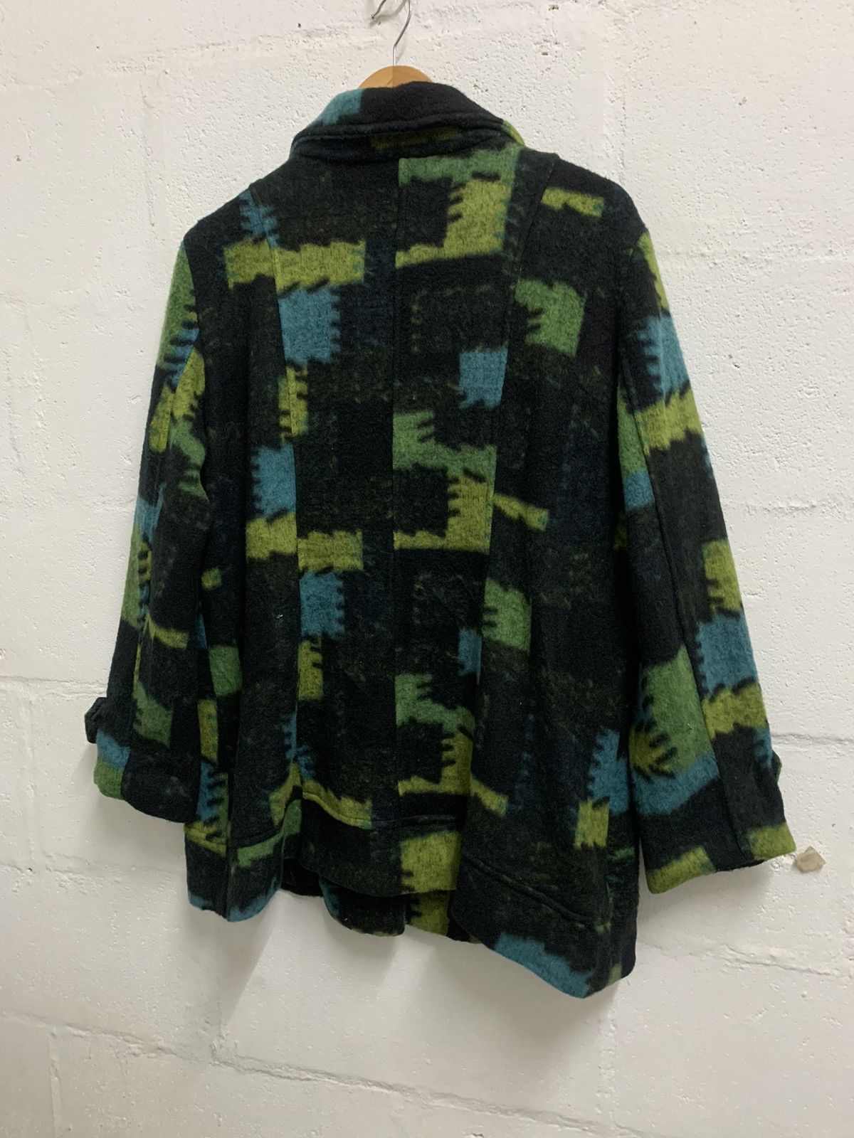 Japanese Brand Vintage Patchwork Print Wool Jacket Size XL / US 12-14 / IT 48-50 - 5 Thumbnail
