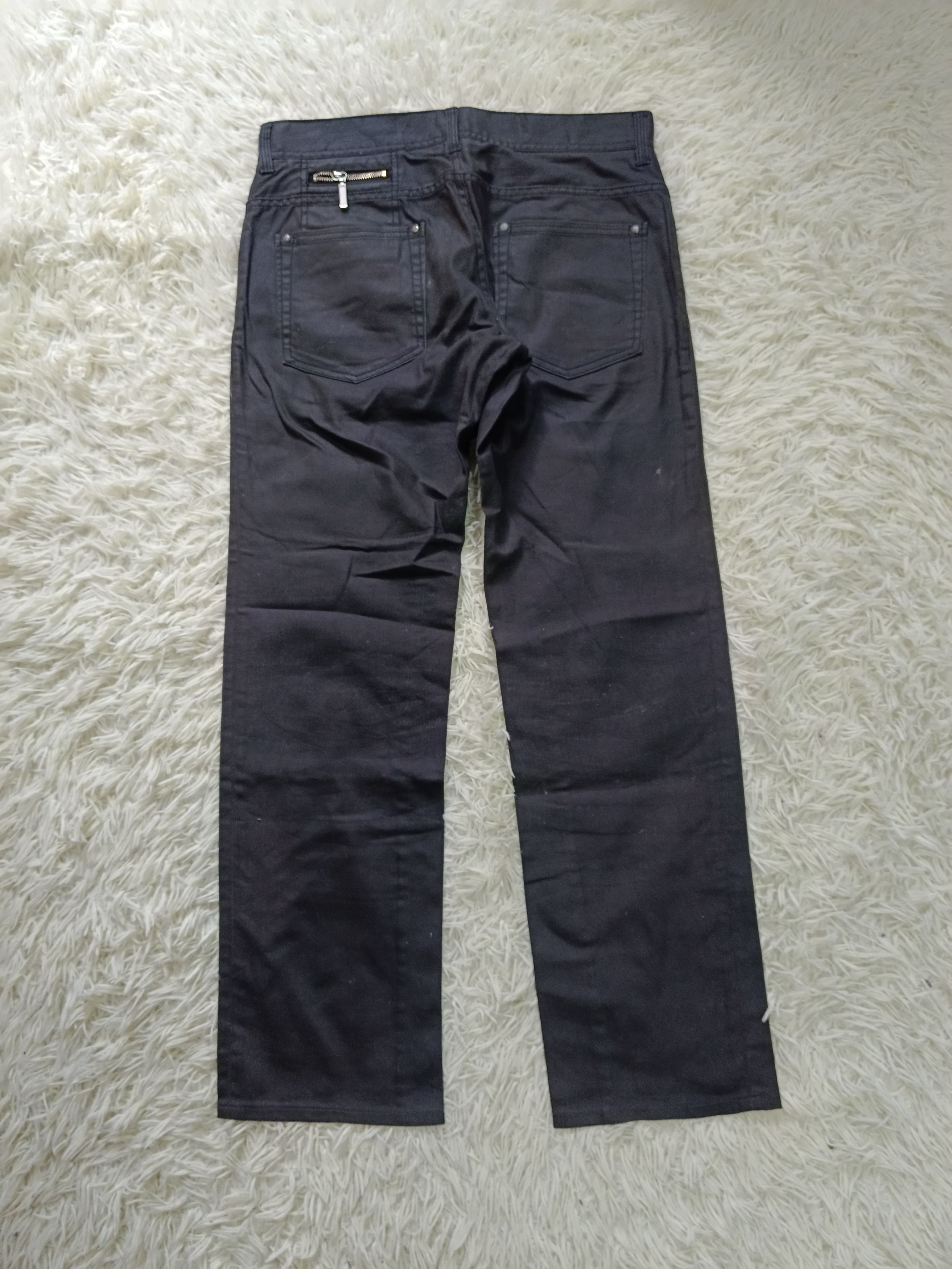 Comme Ca Ism BLACK FADE WAXED COMME CA DENIM PANTS Size US 32 / EU 48 - 2 Thumbnail