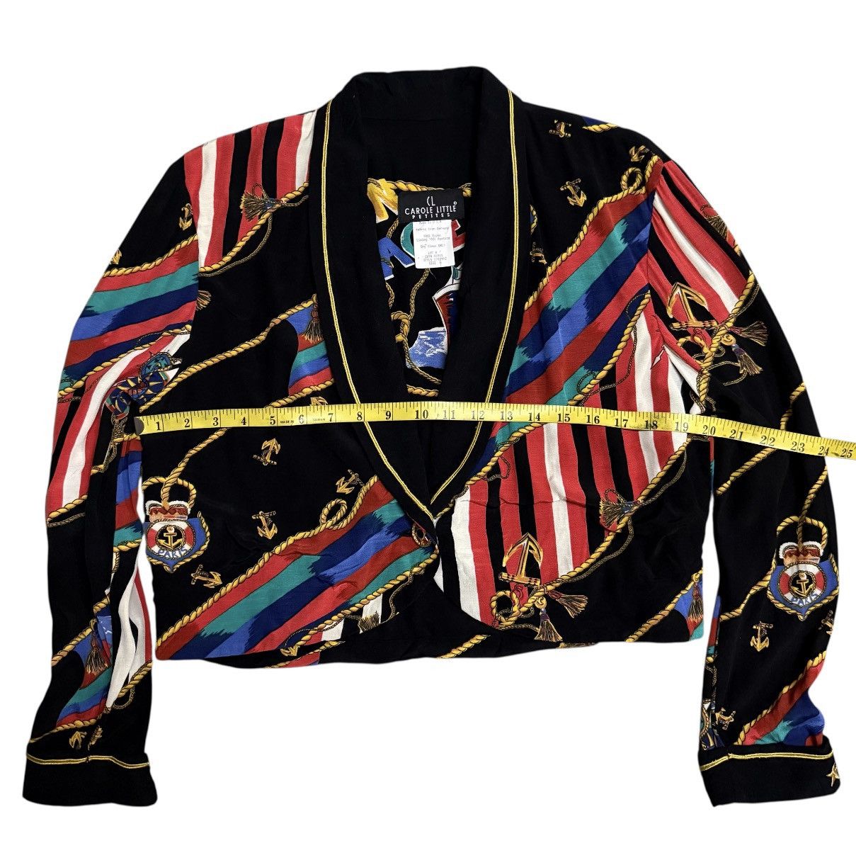 Vintage CAROLE LITTLE Nautical-theme Lightweight Jacket Vintage Size M / US 6-8 / IT 42-44 - 5 Thumbnail