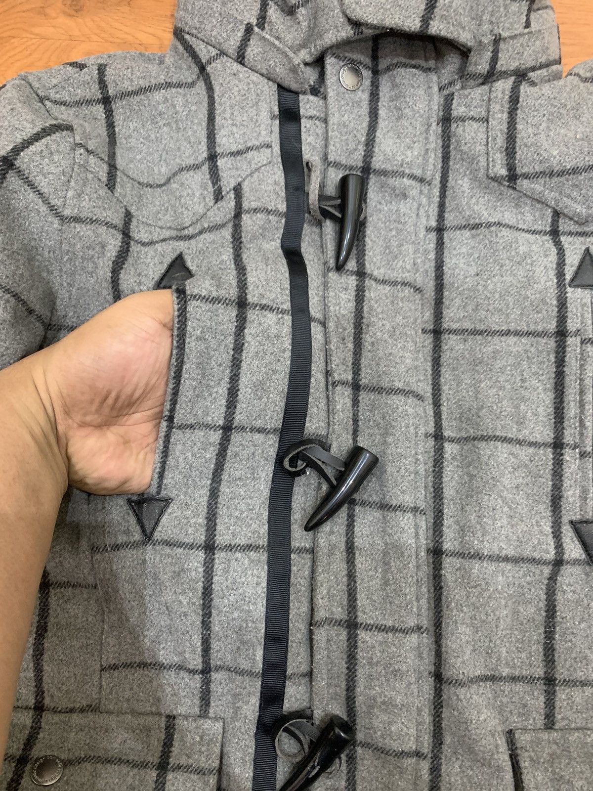 If Six Was Nine × Japanese Brand × Le Grande Bleu (L.G.B.) Semantic design Fur hoodie bondage multipocket LGB style Size US L / EU 52-54 / 3 - 11 Thumbnail
