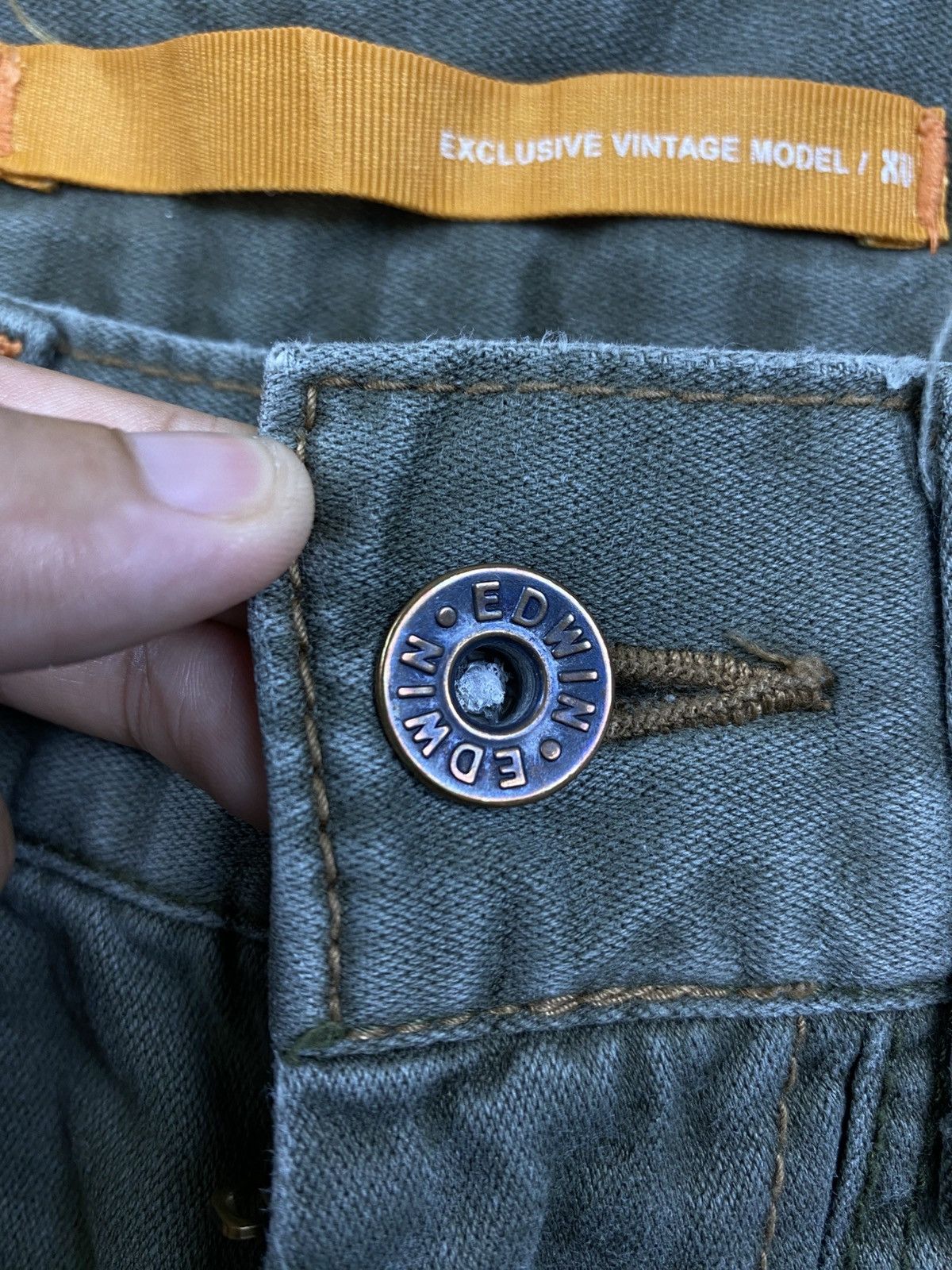 Edwin × If Six Was Nine × Vintage Vintage Edwin Exclusive Japan Buckle Back Pants Size US 30 / EU 46 - 10 Thumbnail