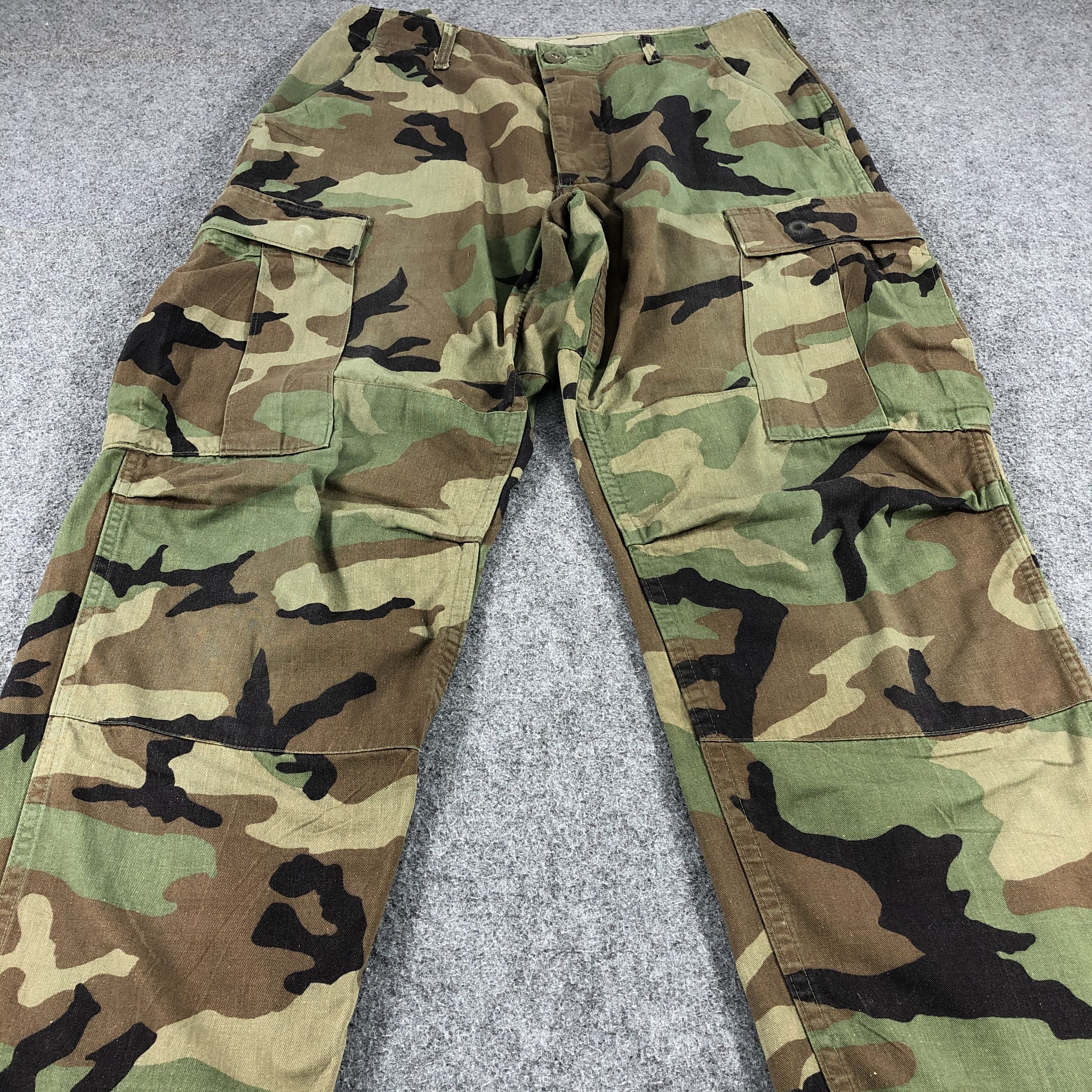 Vintage Military Cargo Pants Multi Pocket Tactical Bondage Trousers Size US 30 / EU 46 - 3 Thumbnail