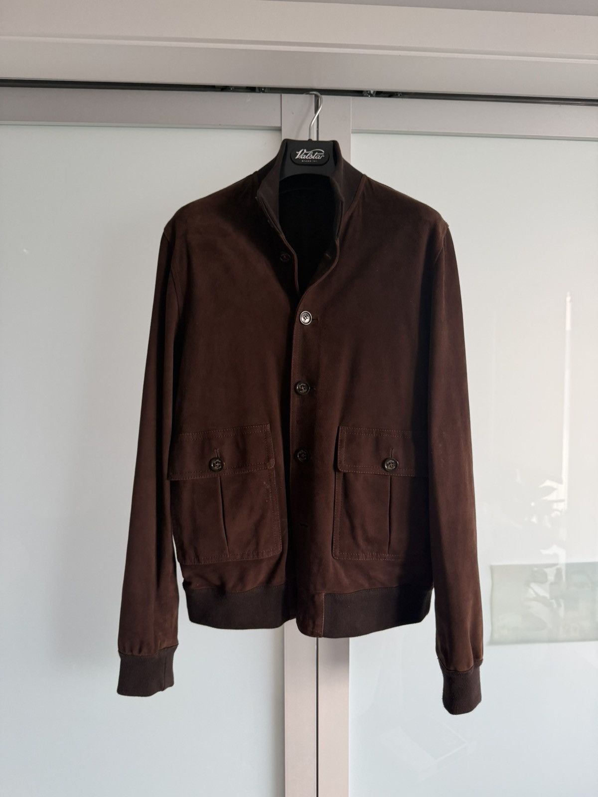 Valstar Dark Brown Unlined Suede Valstarino Jacket Size US S / EU 44-46 / 1 - 1 Thumbnail