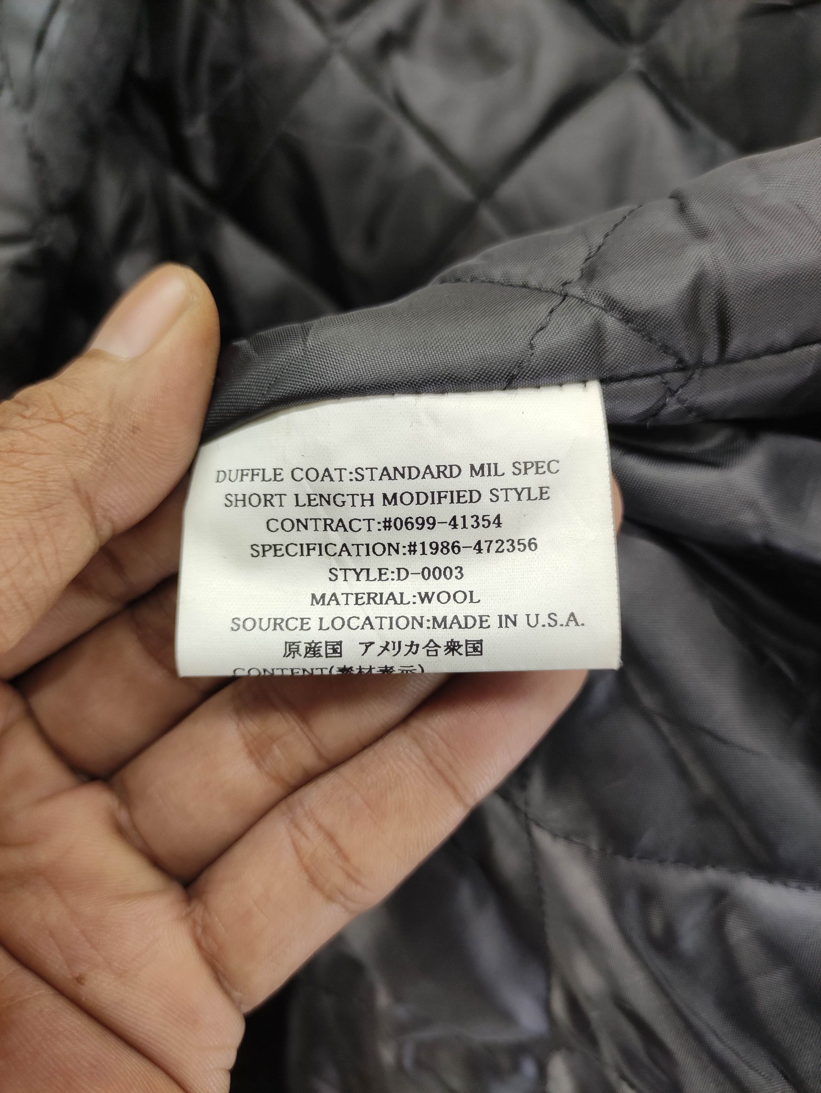 Japanese Brand Vintage Pea Coat Double Breasted Wool Jacket Size US M / EU 48-50 / 2 - 5 Thumbnail