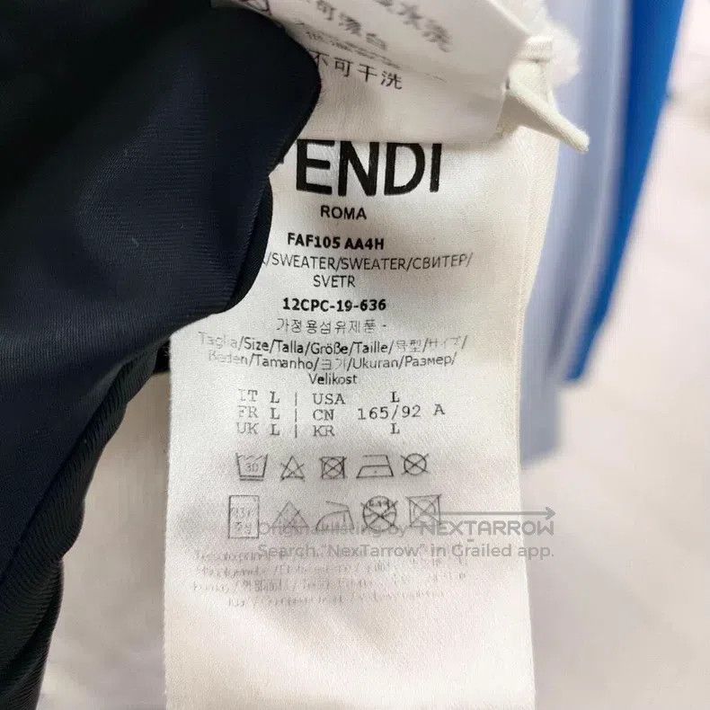 Fendi Fendi White sweater Size L / US 10 / IT 46 - 7 Thumbnail