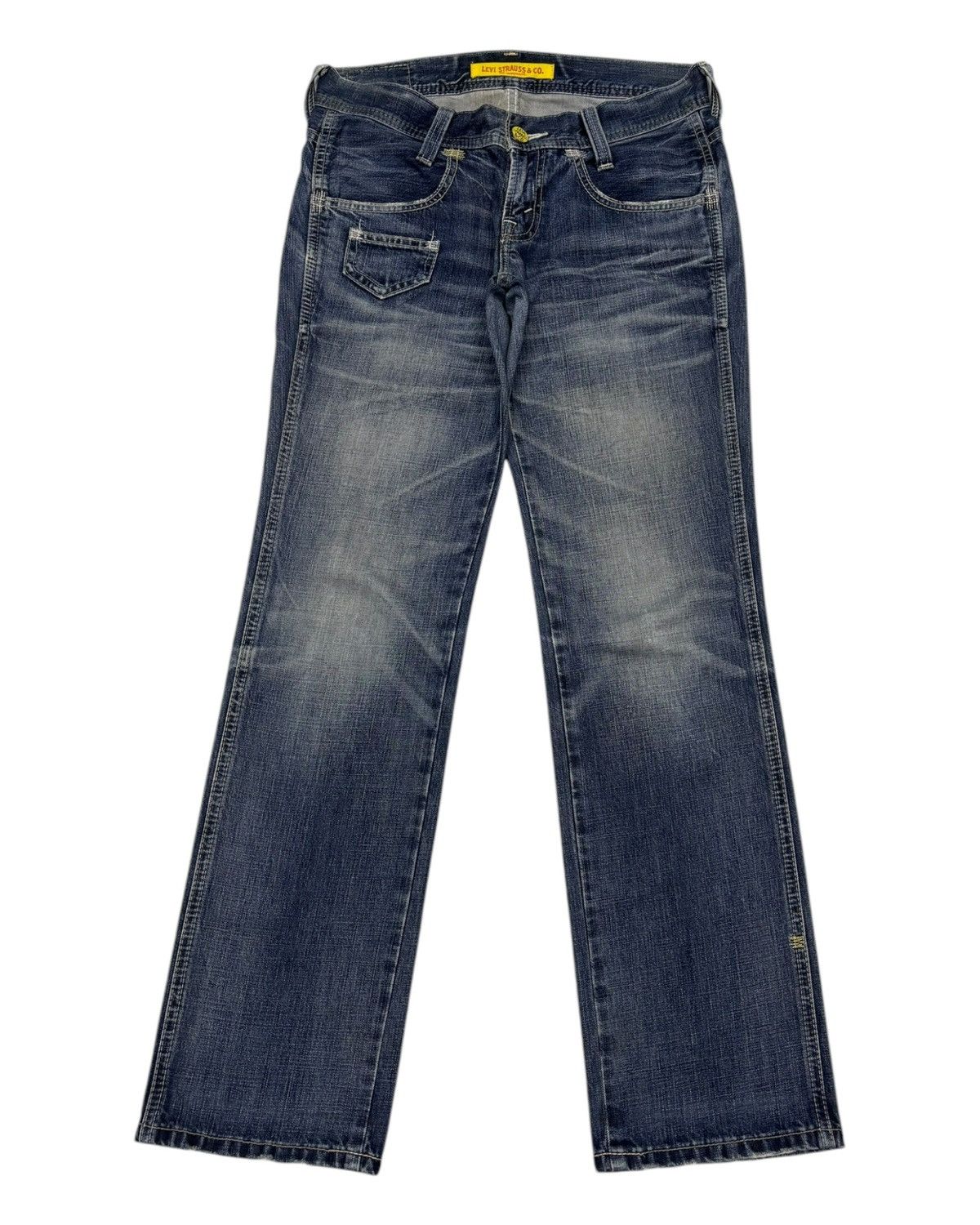 If Six Was Nine × JNCO × Levi's 🔥Levis Strauss & Co Nice Faded Denim Jeans Size US 30 / EU 46 - 1 Thumbnail