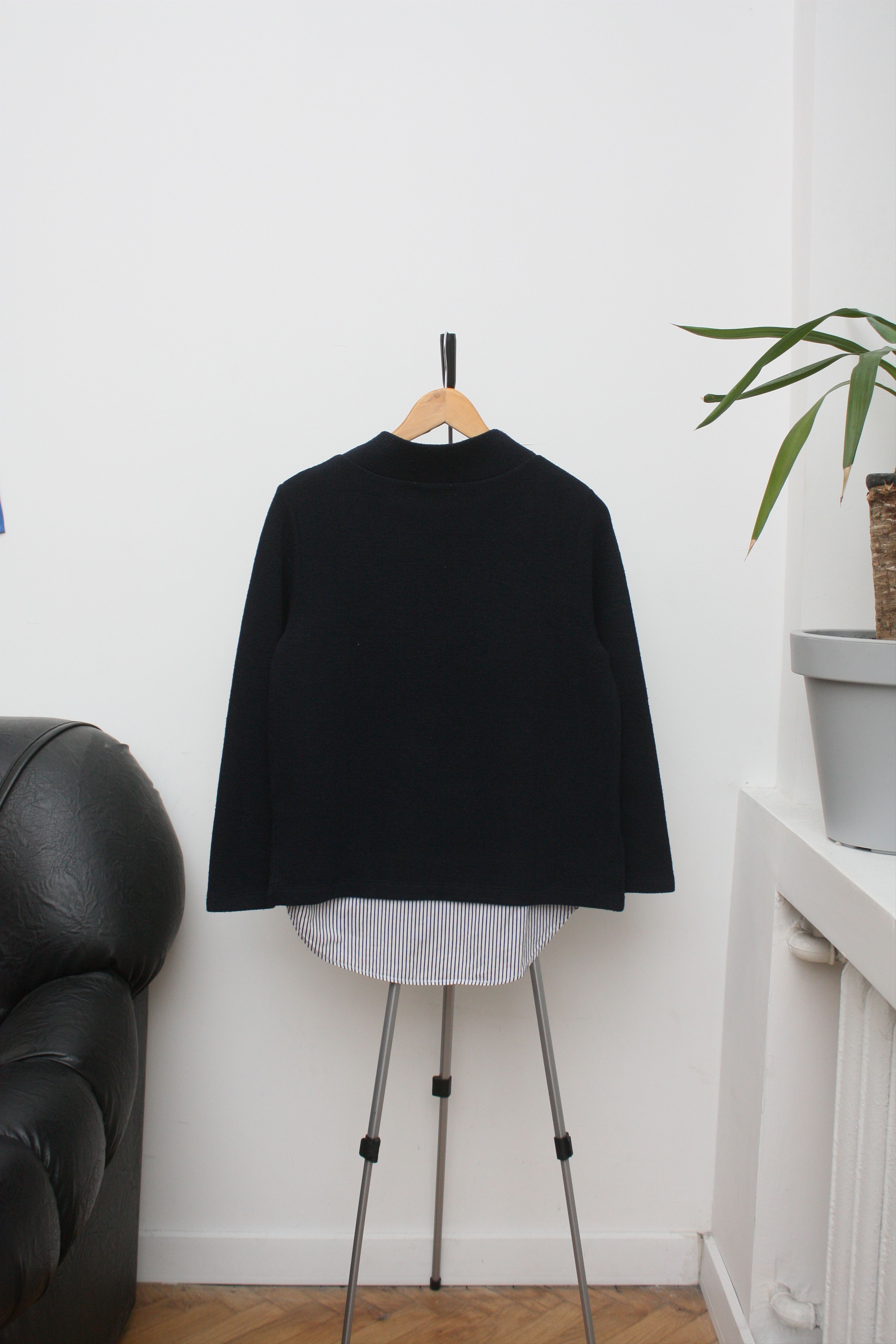 Global Work Global Work Dark Navy Knitted Sweater Small Size US S / EU 44-46 / 1 - 3 Thumbnail