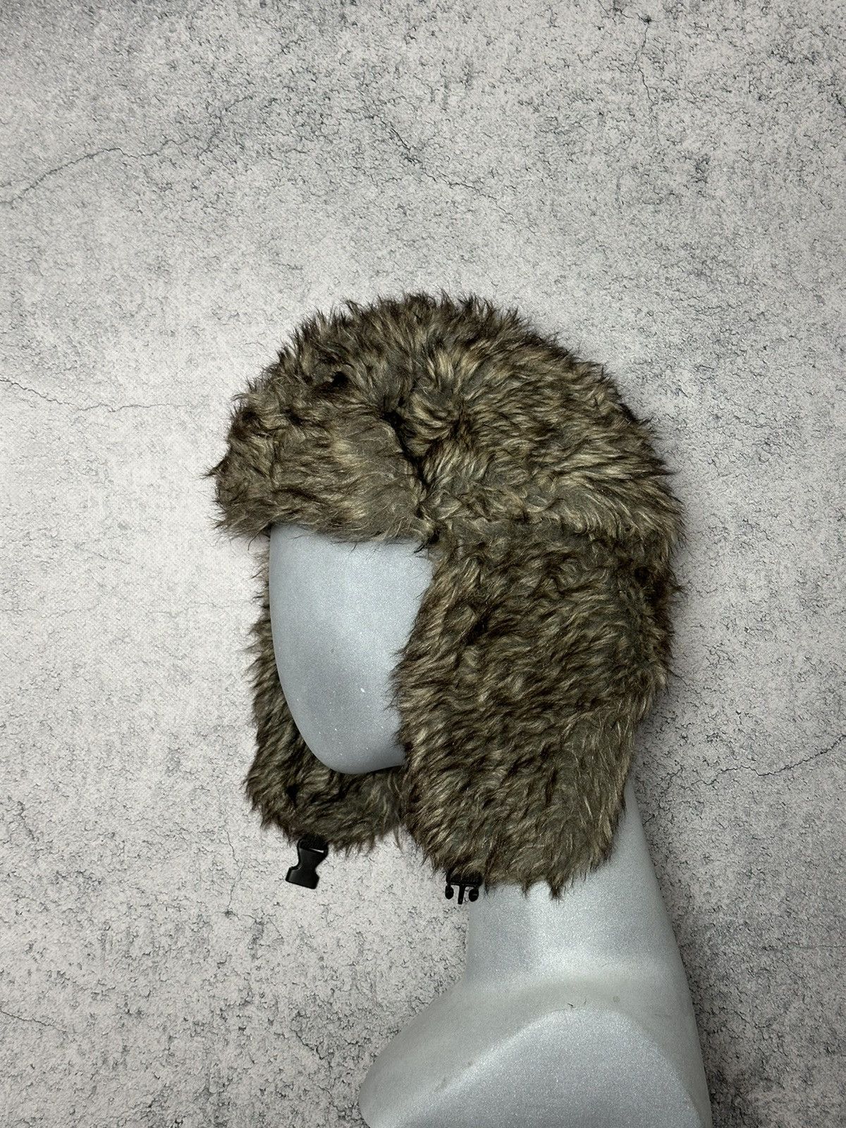 Hysteric Glamour Vintage Y2K Fuzzy Ushanka Beanie Hat Mohair Faux Fur Size ONE SIZE - 1 Thumbnail