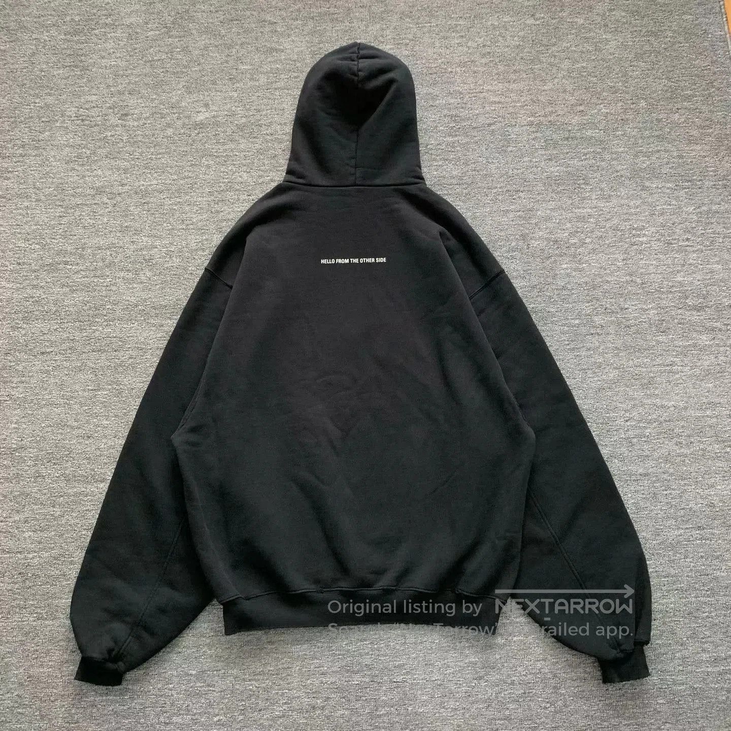Balenciaga Balenciaga Alien Print Black Hoodie. Size US XXS / EU 40 - 2 Thumbnail