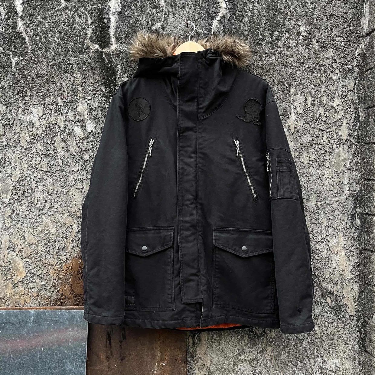 Stussy 00s Stussy Kostas Battle Axes N-3B ParkaJacket Quilted Lined Size US L / EU 52-54 / 3 - 1 Thumbnail