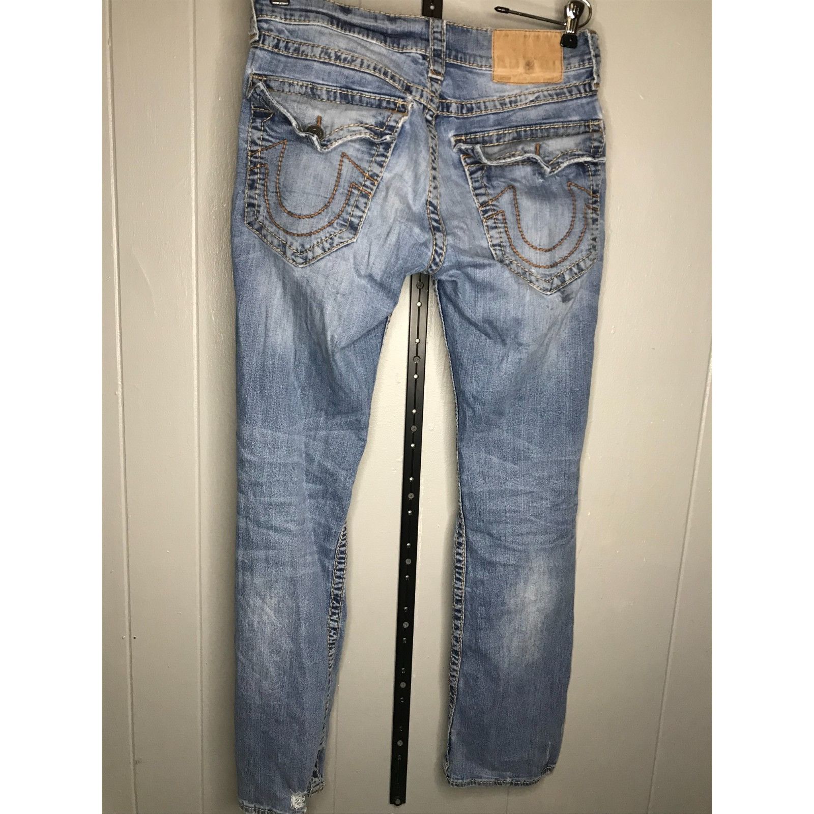 True Religion Vintage True Religion Geno Flap Thrashed Regular Straight Je Size US 30 / EU 46 - 1 Thumbnail