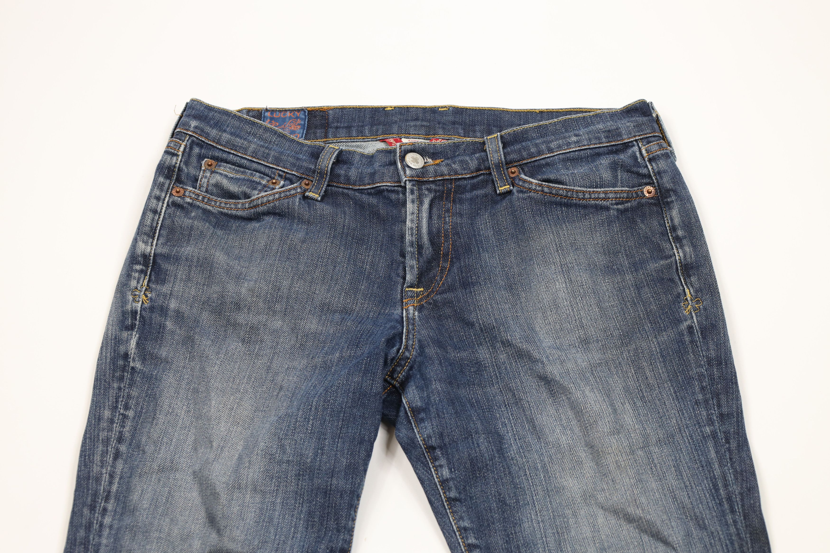 Lucky Brand Vintage Lucky Brand Jeans Flared Denim Jeans Blue USA Size 30" / US 8 / IT 44 - 2 Thumbnail